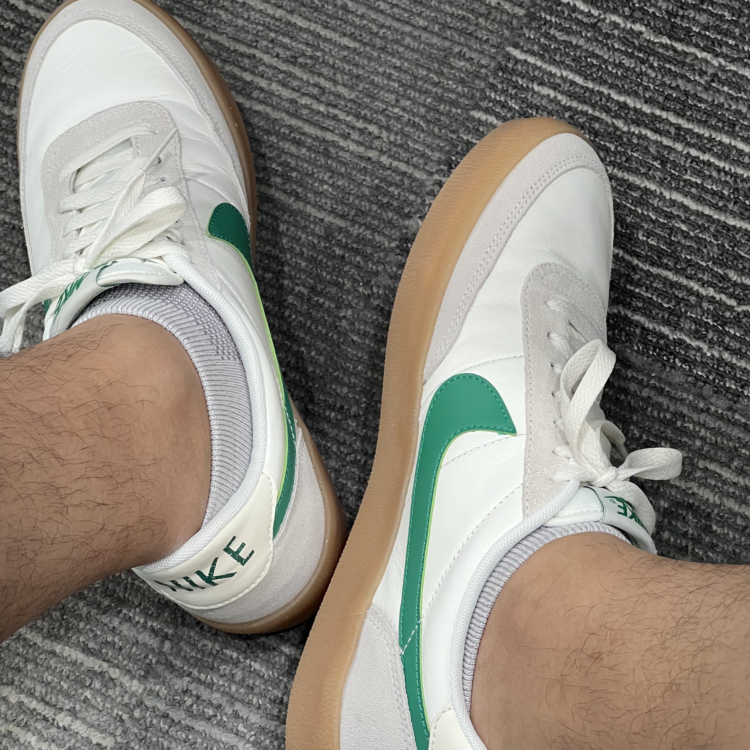 Nike x J.Crew Killshot 2 Lucid Green 착용 스타일