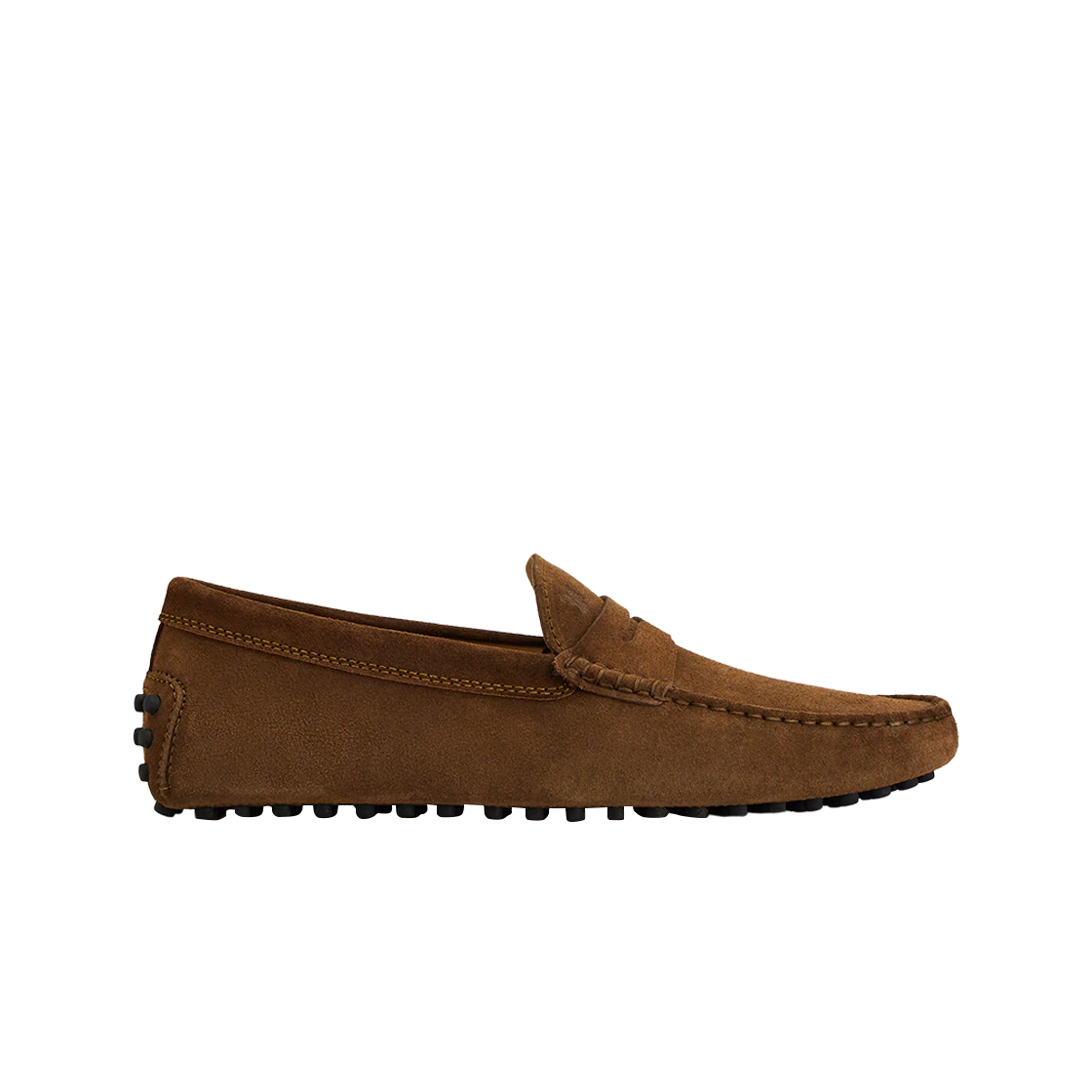 XXM64C00640RE0S818 Tod's Gommino Suede Driving Shoes Brown - 대표 이미지 #1