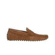Tod's Gommino Suede Driving Shoes Brown