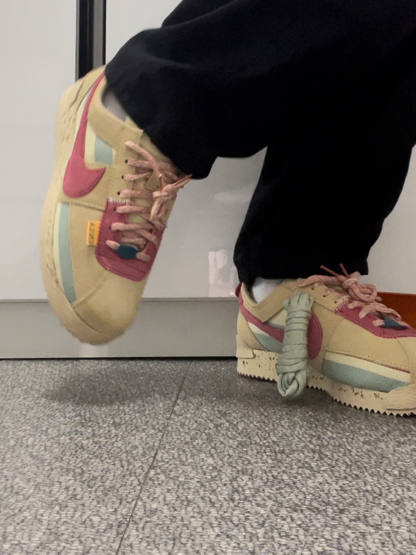 Nike x Union Cortez SP Sesame 착용 스타일 - 5