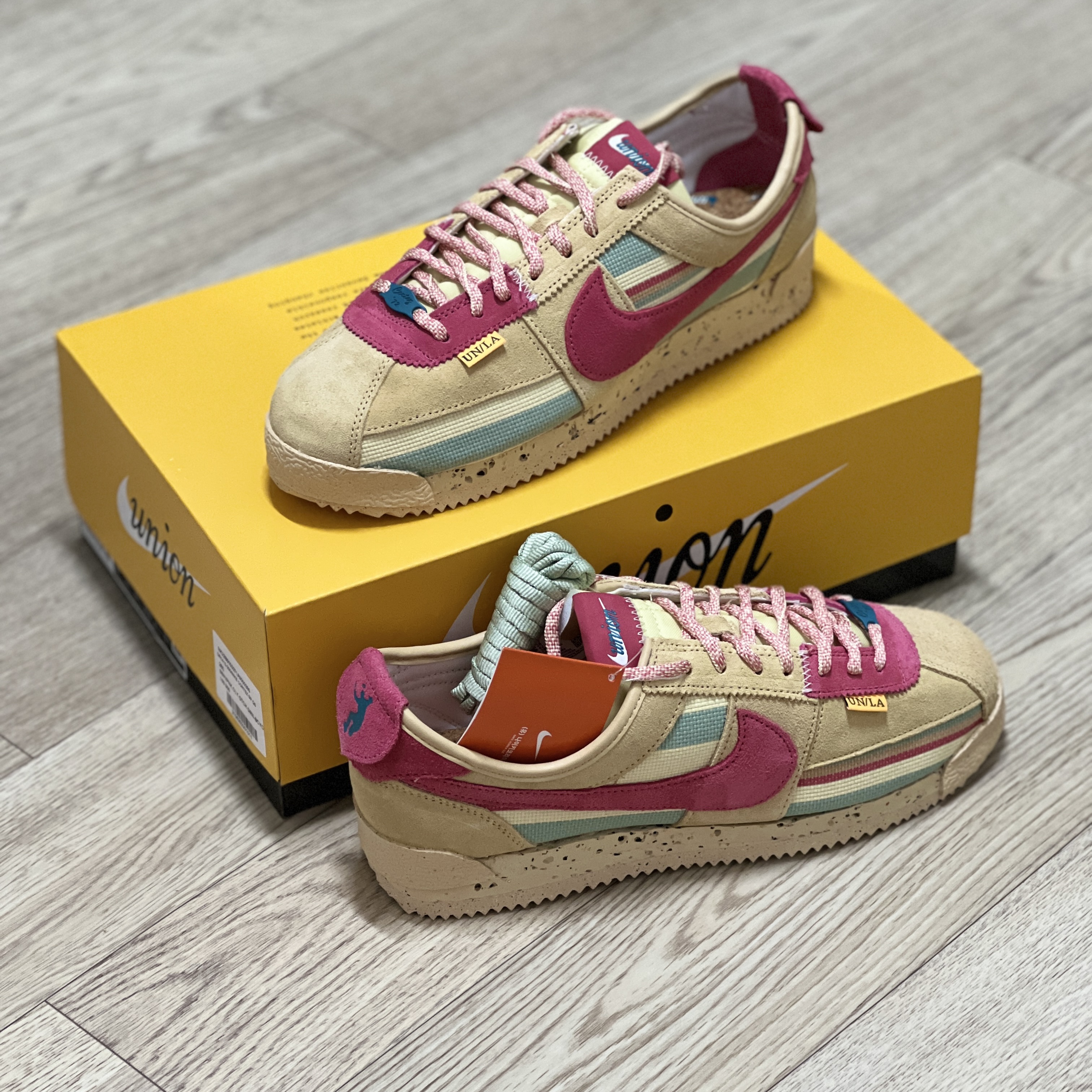 Nike x Union Cortez SP Sesame 착용 스타일 - 2