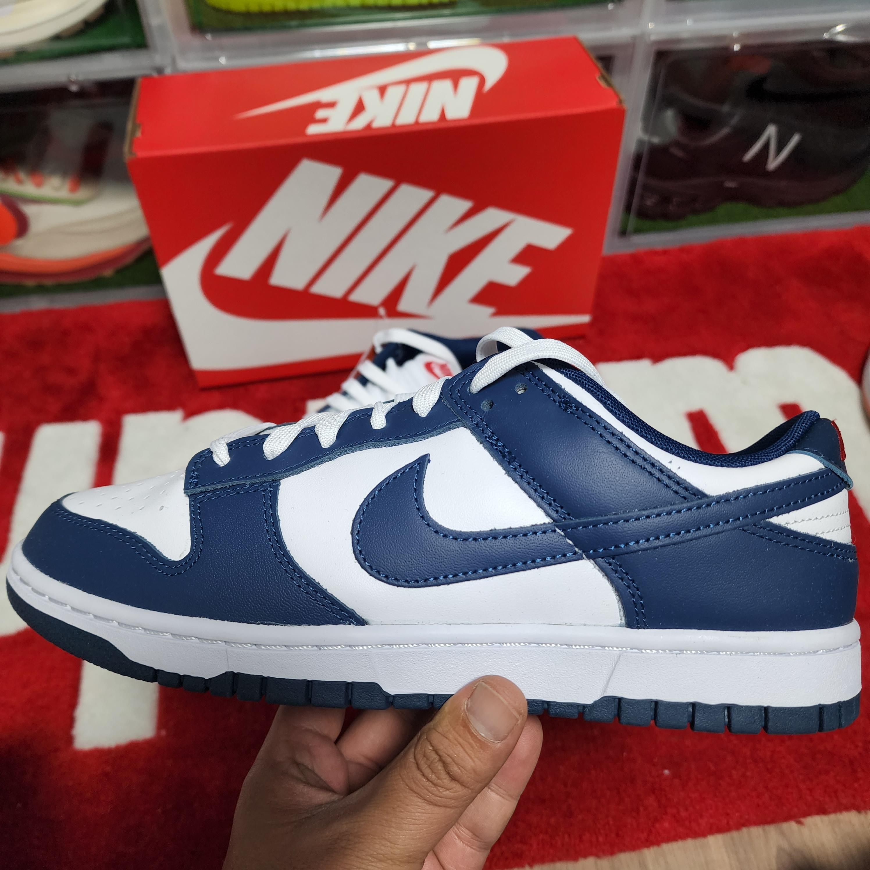 Nike Dunk Low Retro Valerian Blue 착용 스타일 - 1