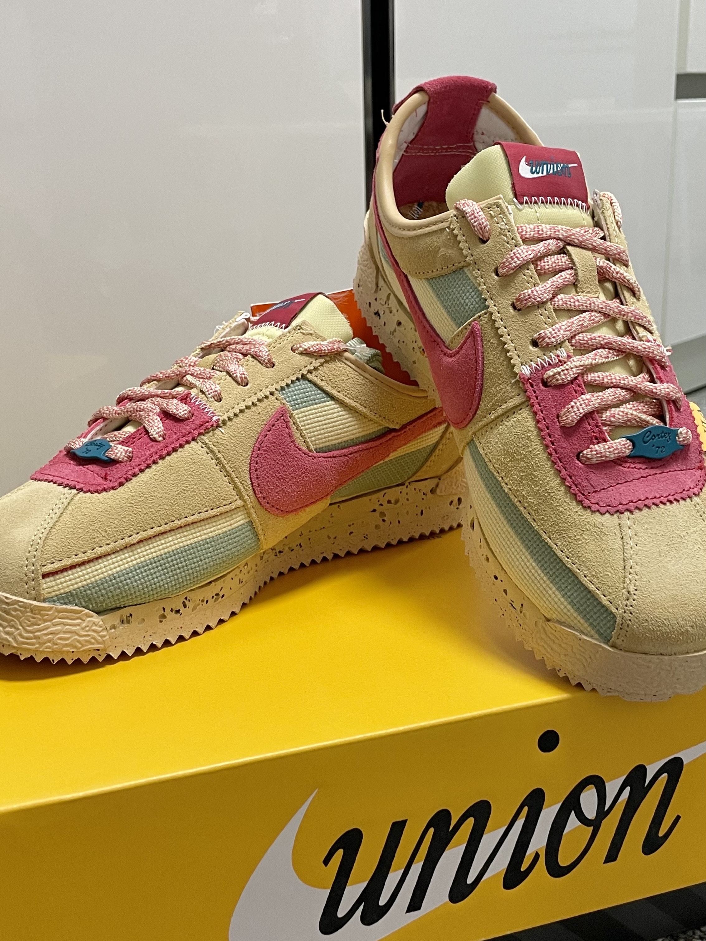 Nike x Union Cortez SP Sesame 착용 스타일 - 3
