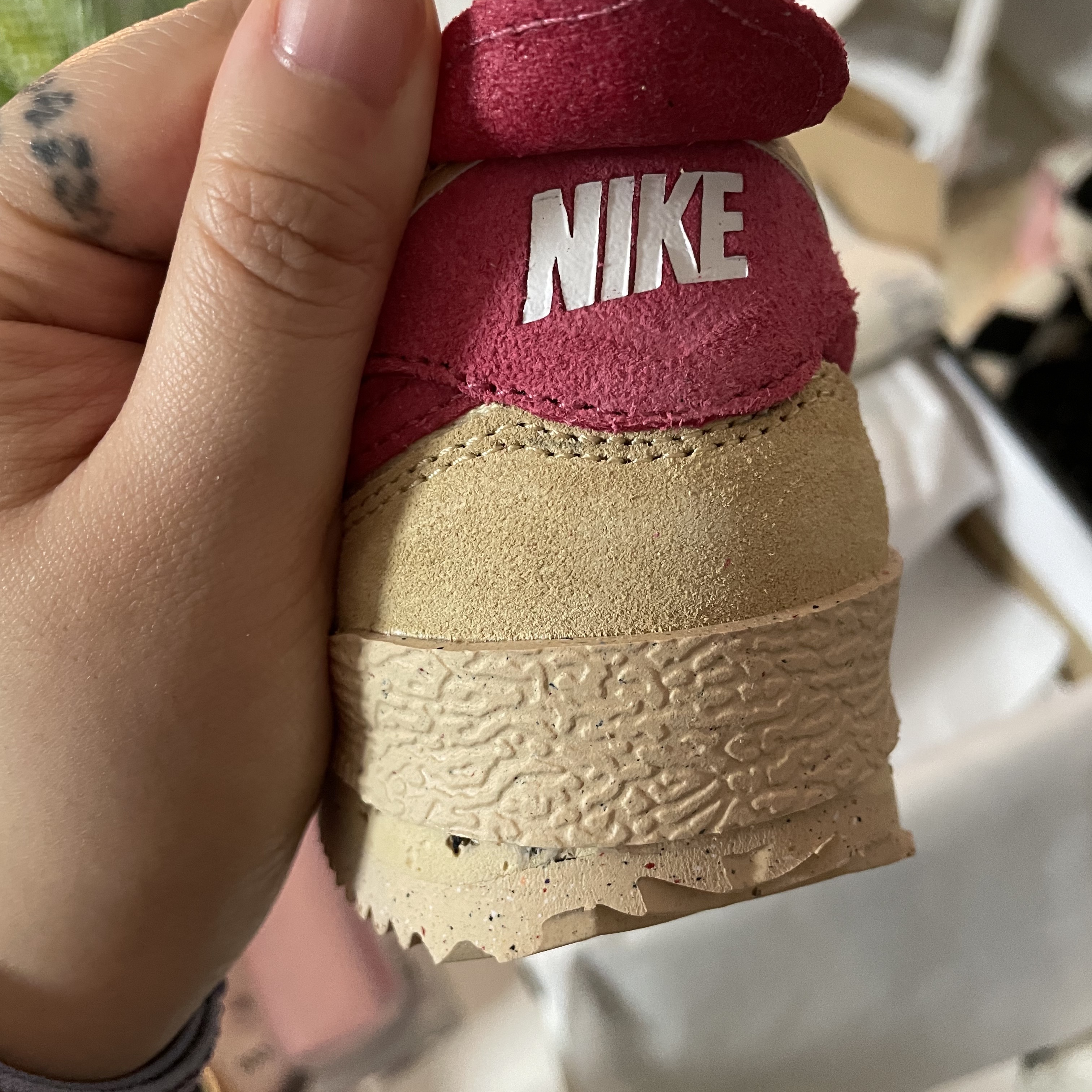 Nike x Union Cortez SP Sesame 착용 스타일 - 4