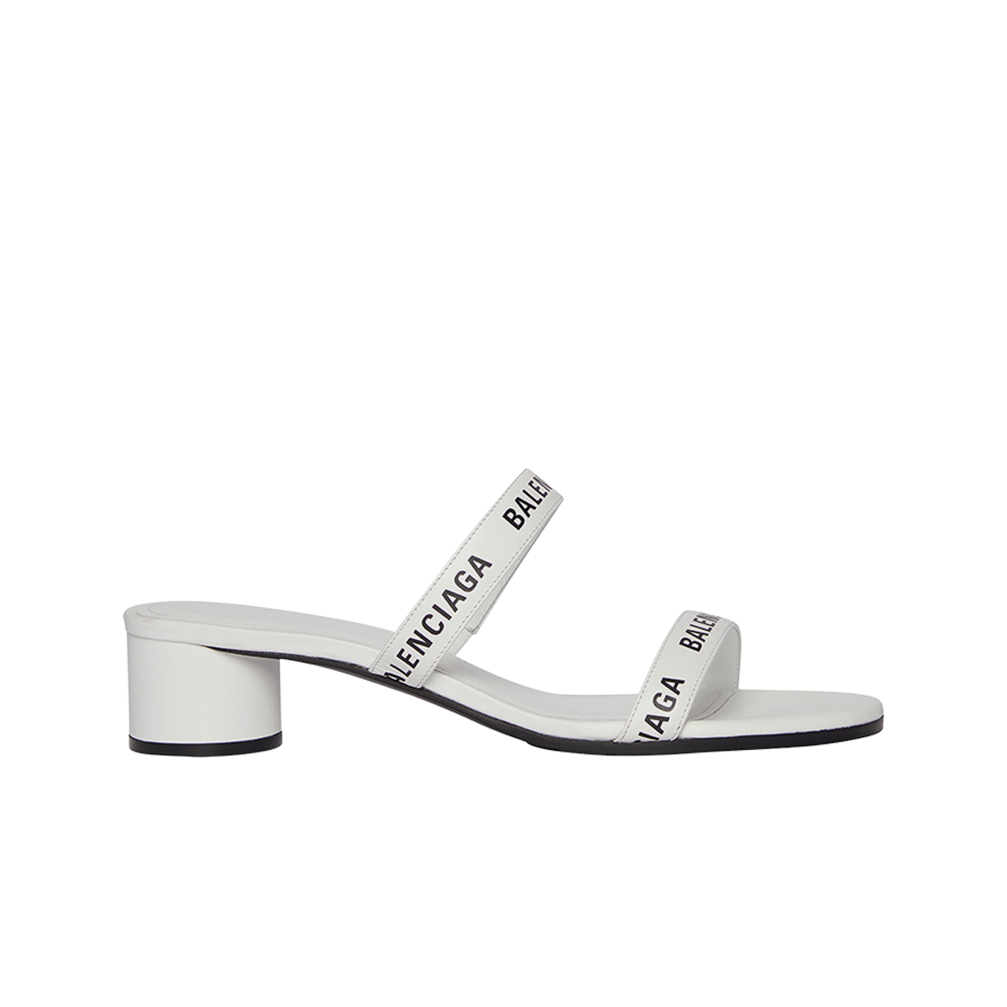 695000WCAE19010 (W) Balenciaga Round 40mm Sandal White