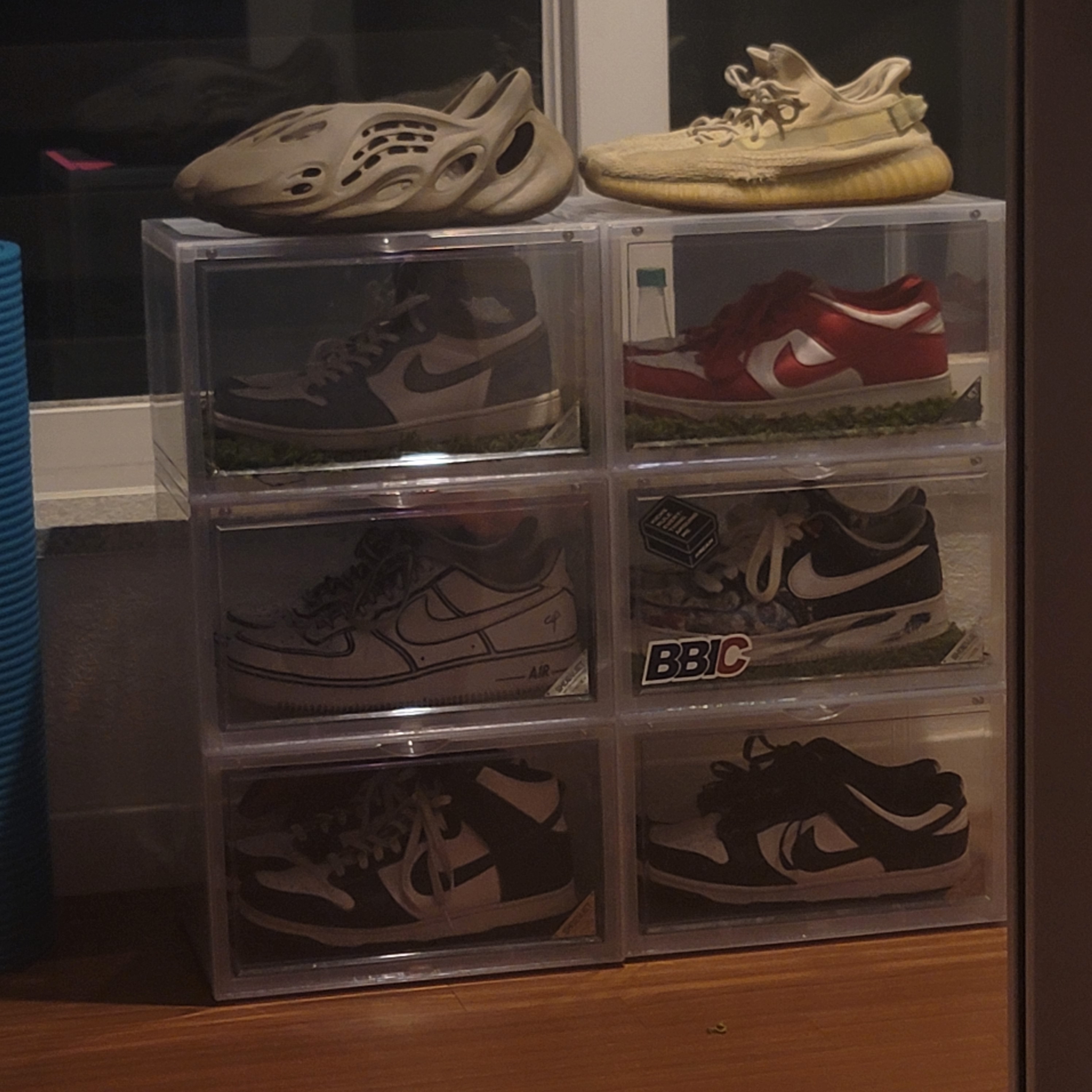 Nike Air Force 1 '07 Low White, Nike x Peaceminusone Air Force 1 Low Para-Noise 착용 스타일 - 3