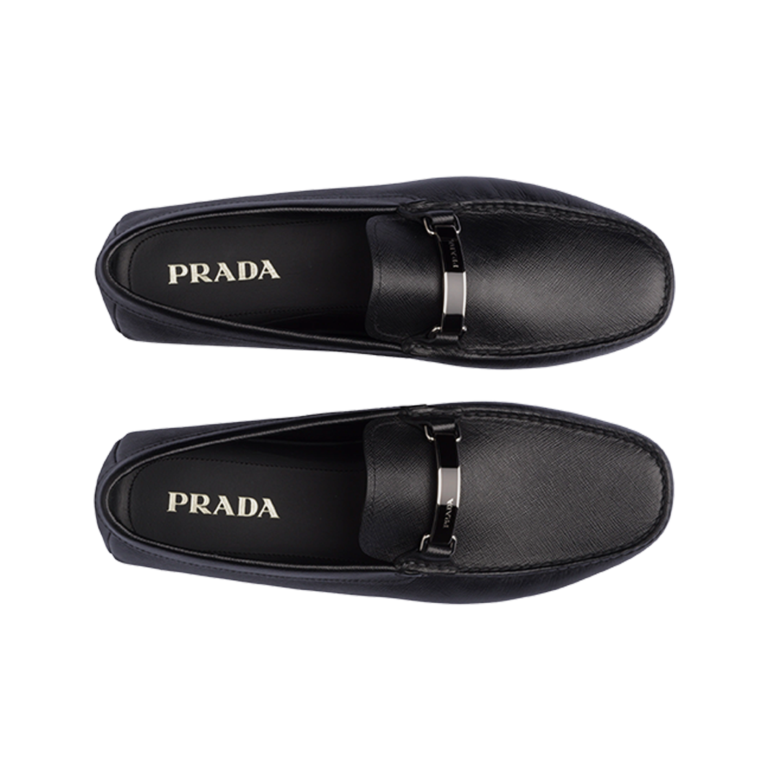 프라다 사피아노 레더 로퍼 블랙(Prada Saffiano Leather Loafers Black) - 2