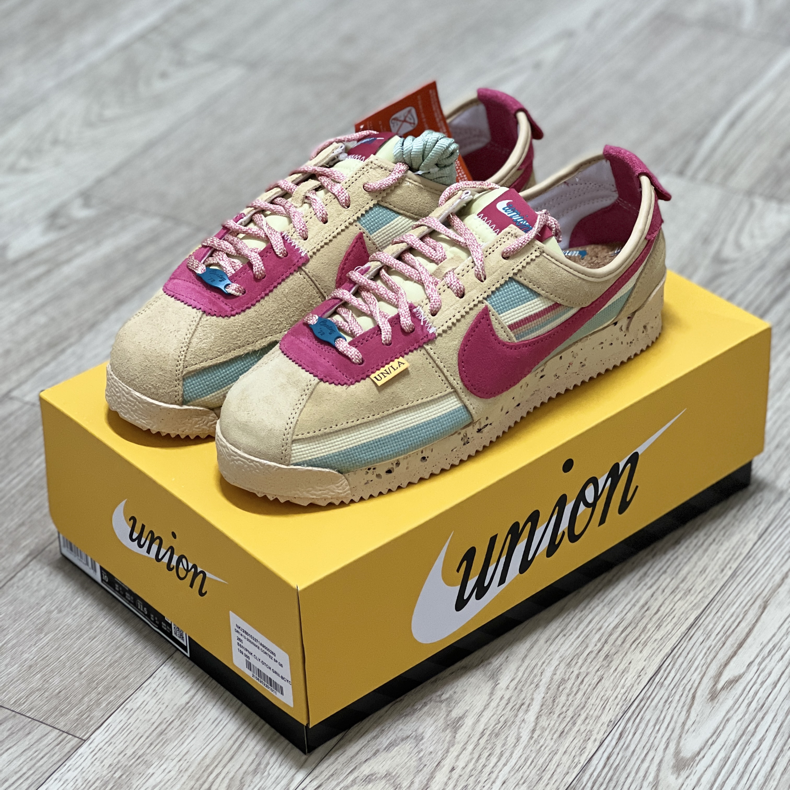 Nike x Union Cortez SP Sesame 착용 스타일 - 1