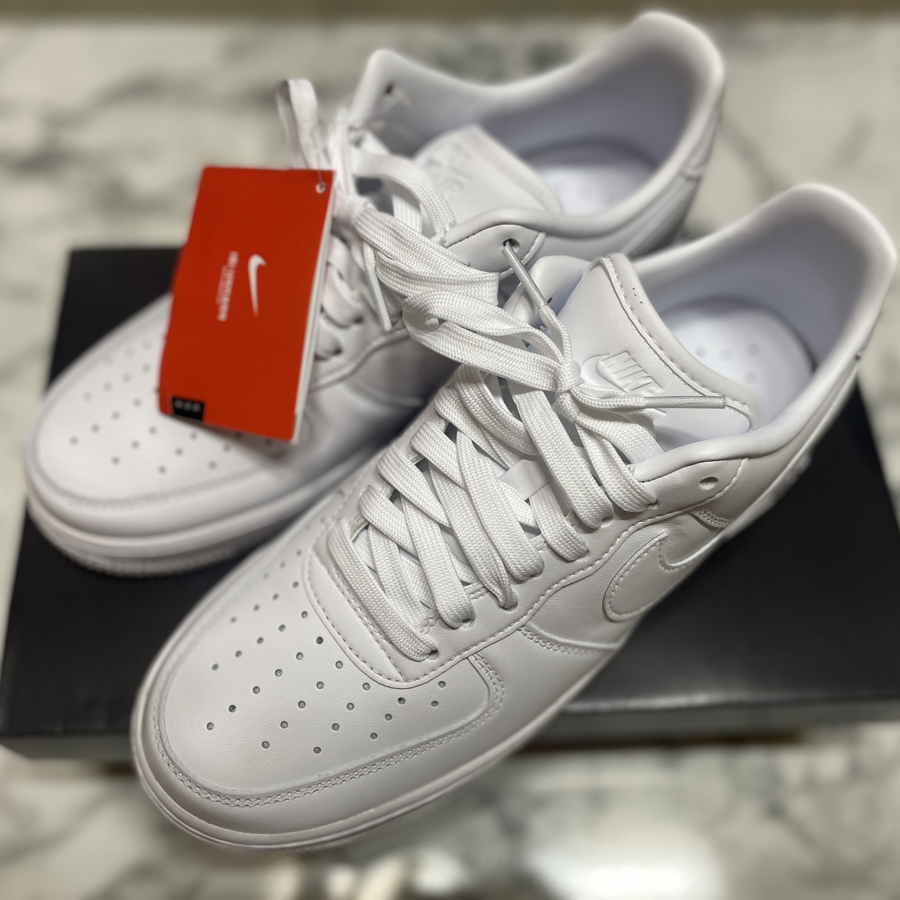 Nike Air Force 1 '07 Fresh White 착용 스타일 - 2