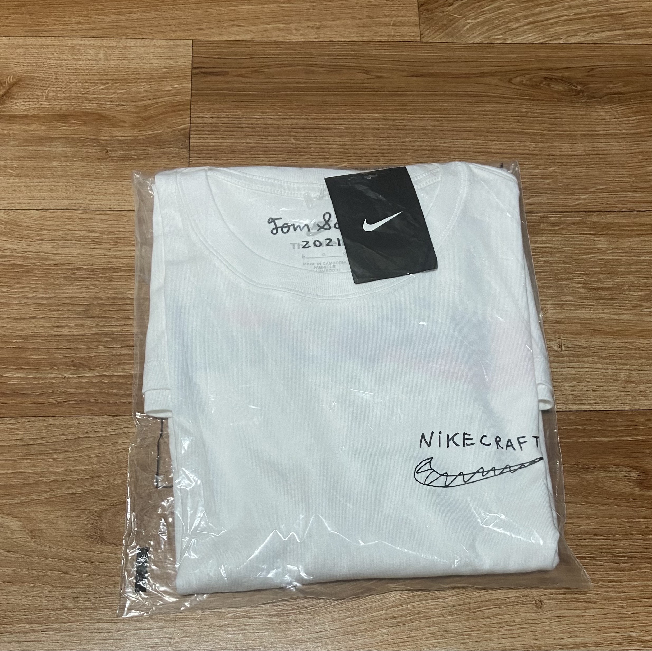 Nike x Tom Sachs Nikecraft Studio T-Shirt White 착용 스타일