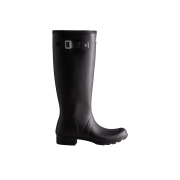 (W) Hunter Original Tour Foldable Tall Rain Boots Black