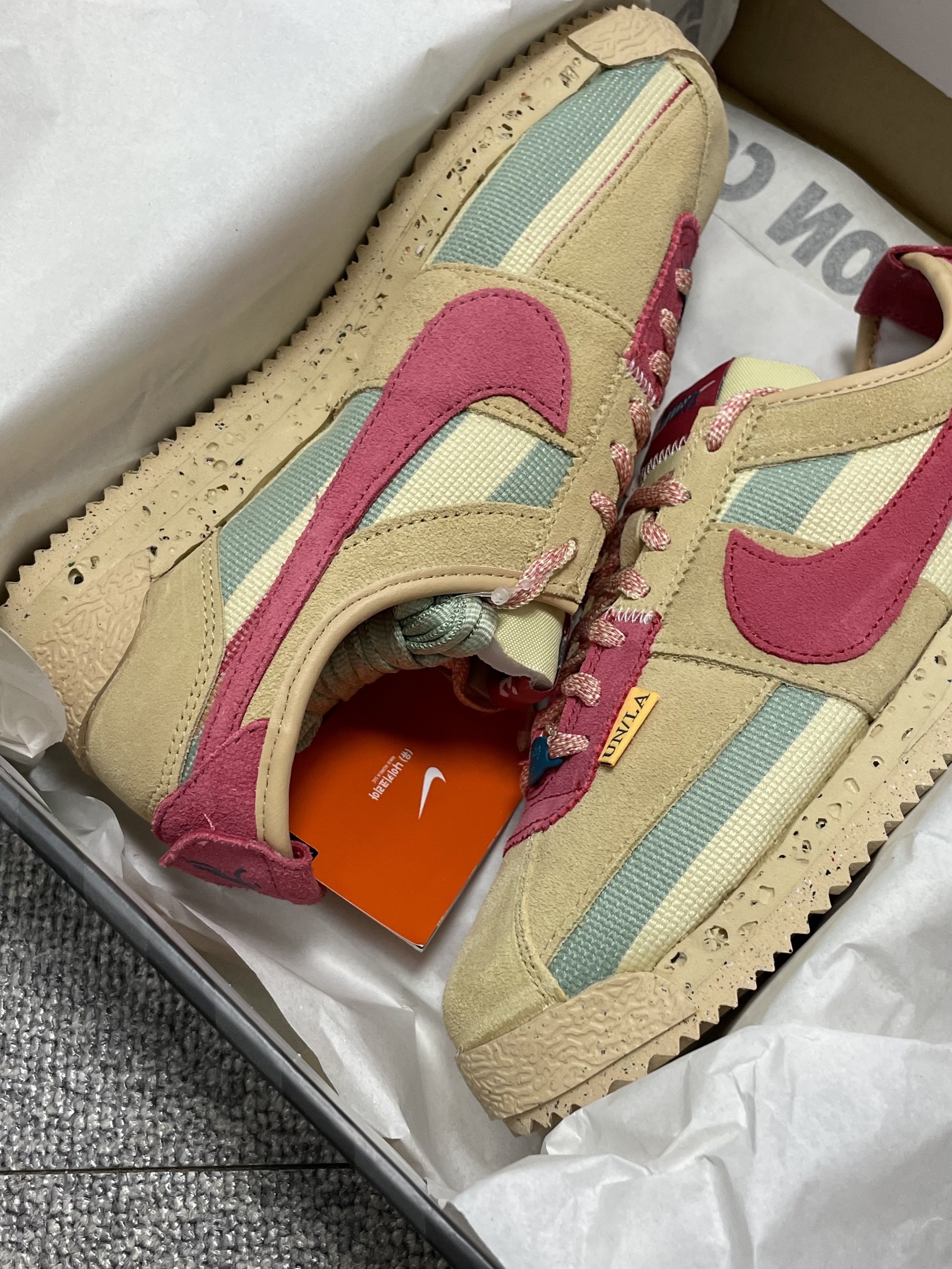 Nike x Union Cortez SP Sesame 착용 스타일 - 1