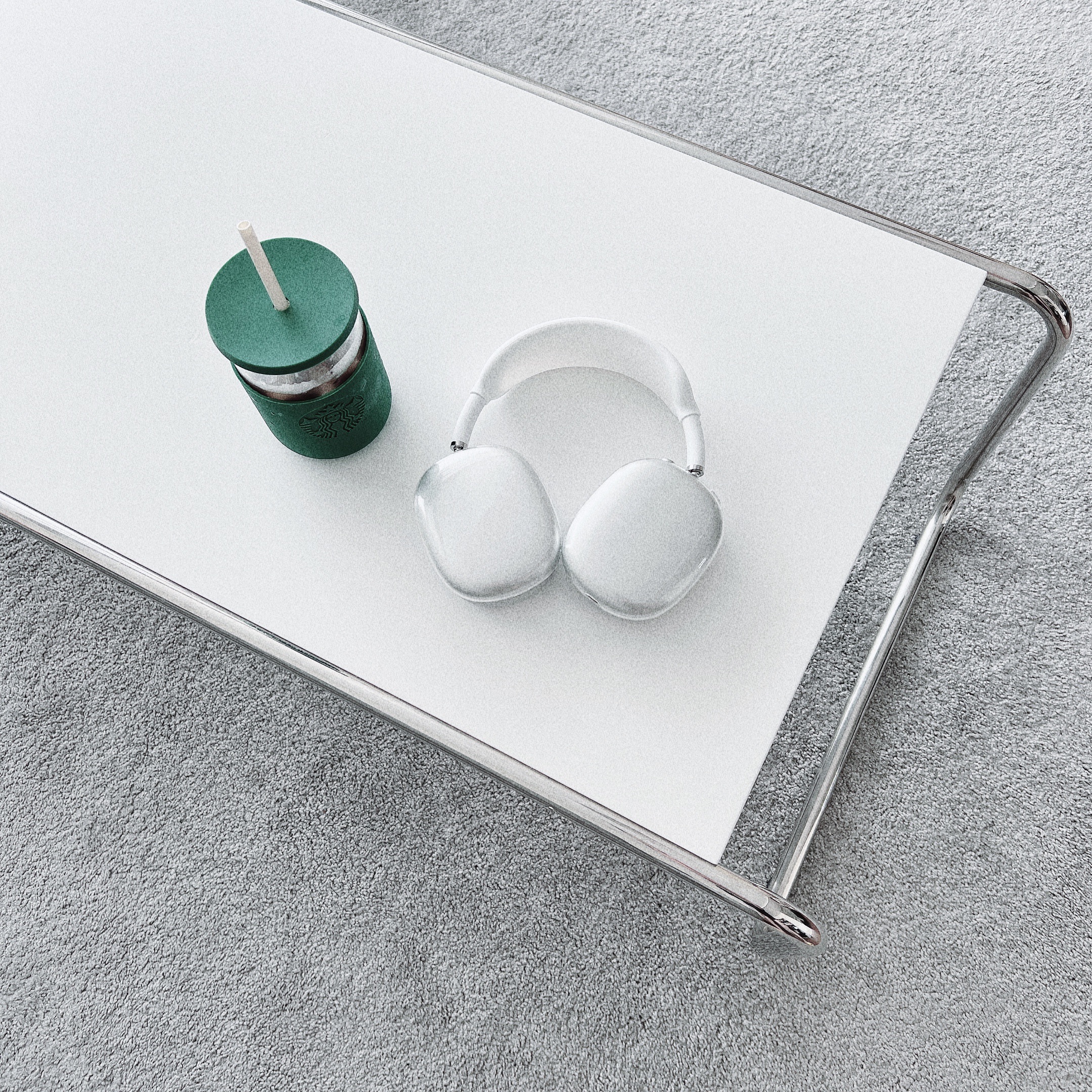 Apple AirPods Max Lightning Silver (Korean Ver.) 착용 스타일