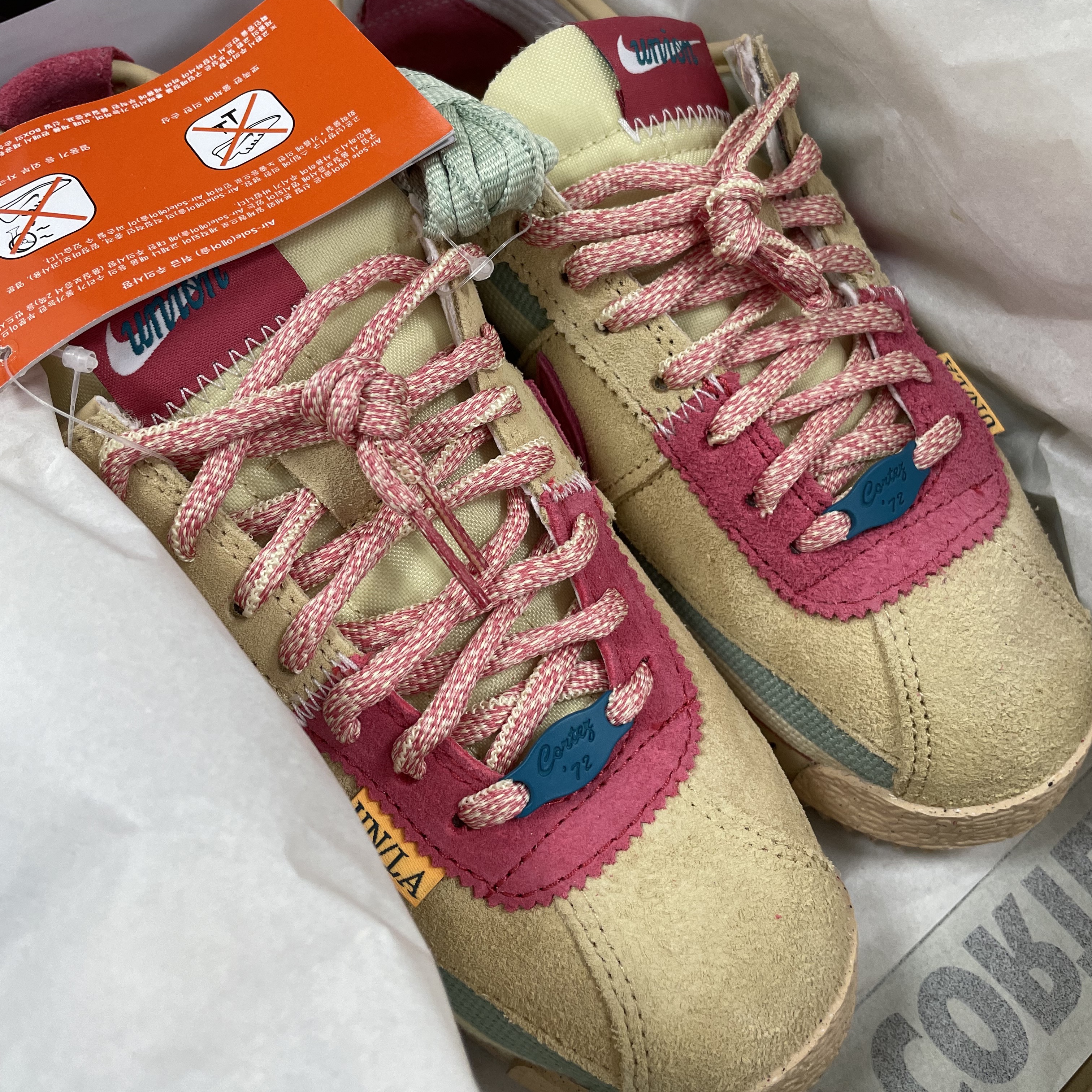 Nike x Union Cortez SP Sesame 착용 스타일