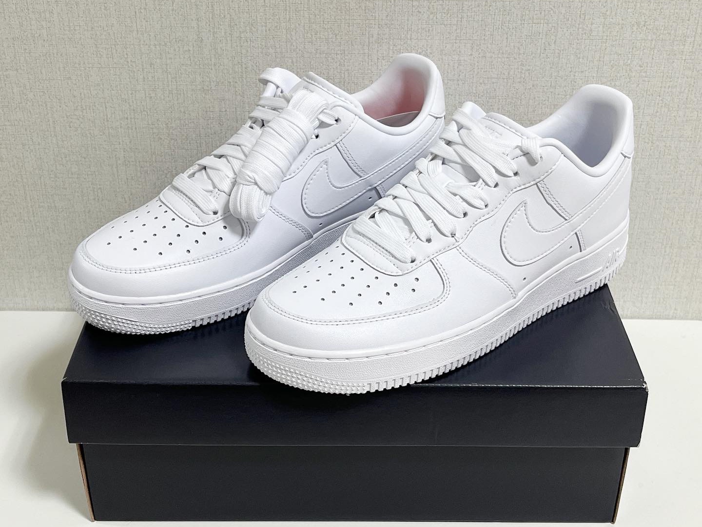Nike Air Force 1 '07 Fresh White 착용 스타일 - 3