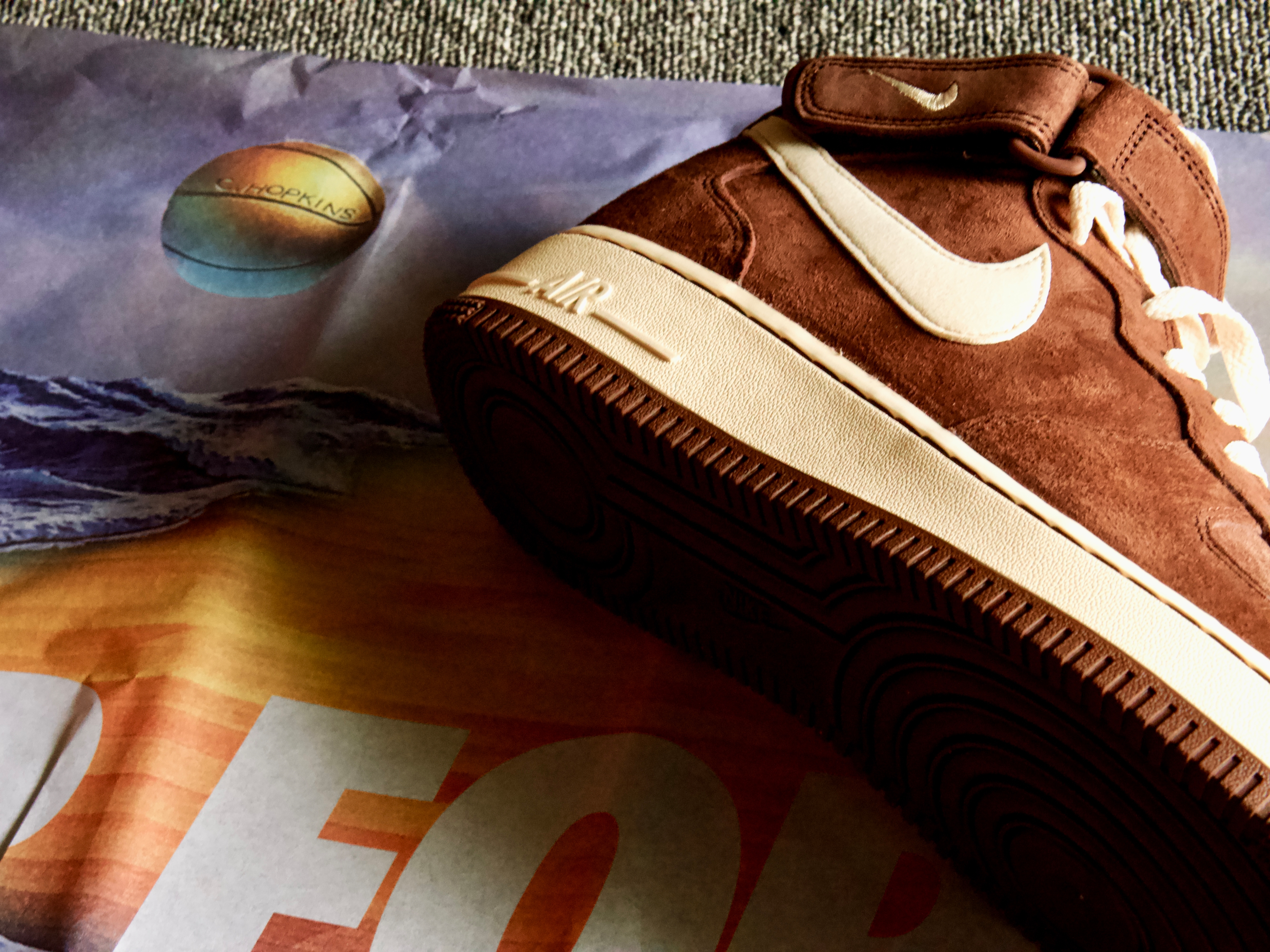 Nike Air Force 1 Mid '07 QS Chocolate 착용 스타일