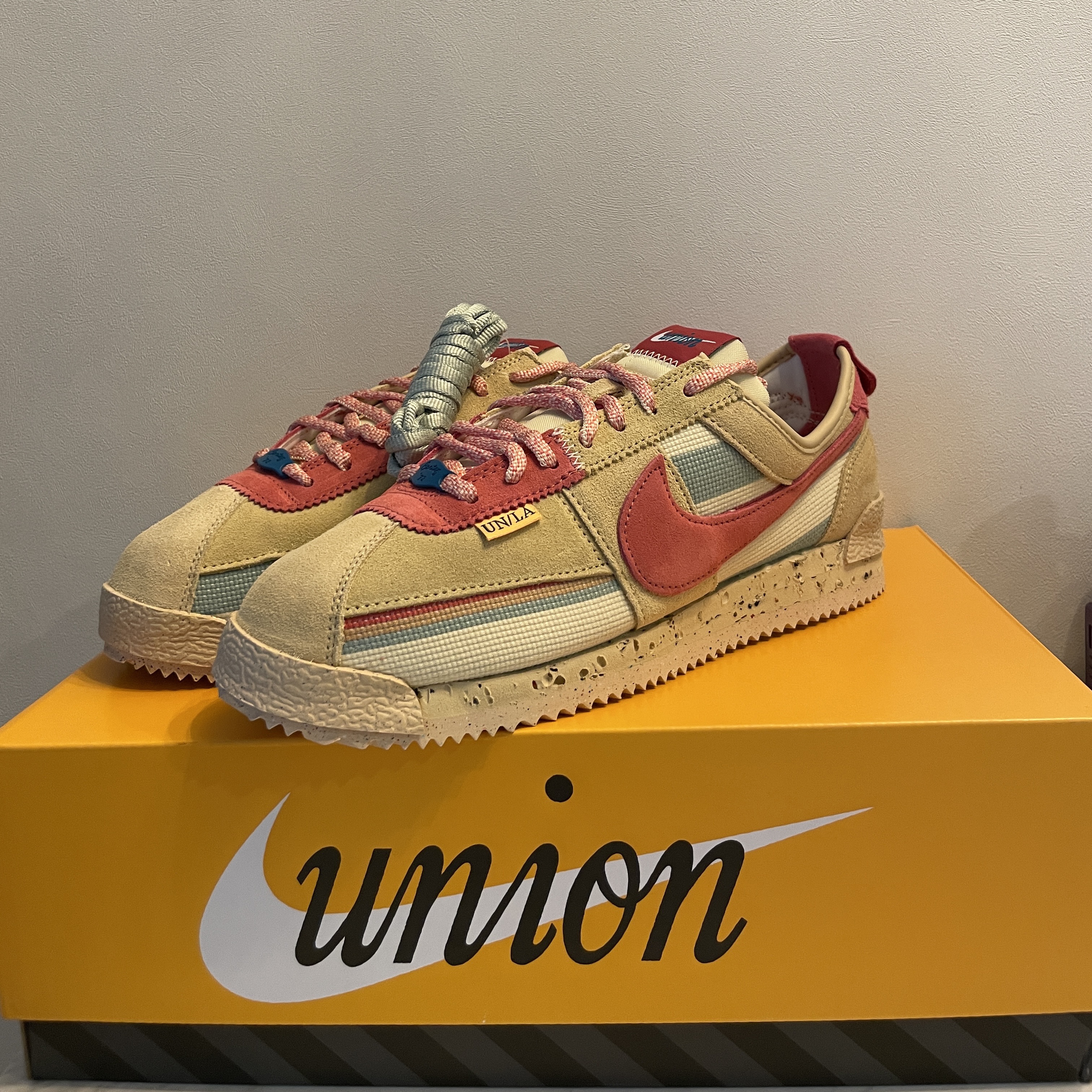 Nike x Union Cortez SP Sesame 착용 스타일