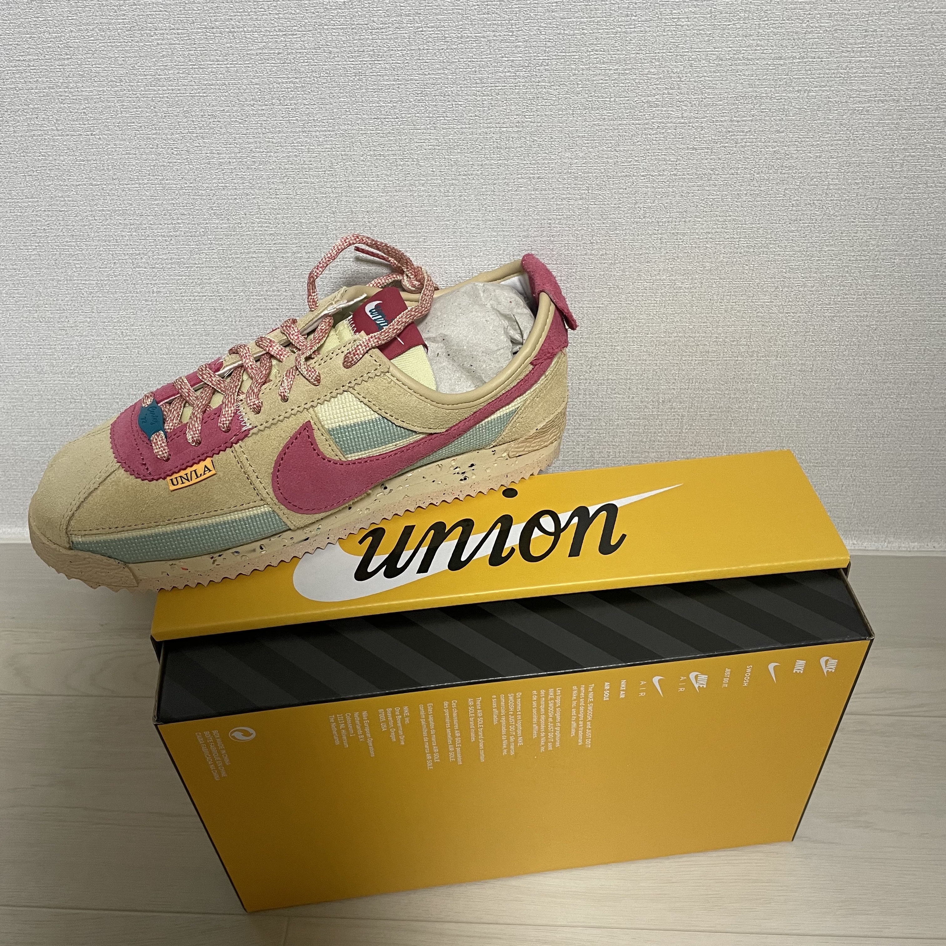 Nike x Union Cortez SP Sesame 착용 스타일 - 1