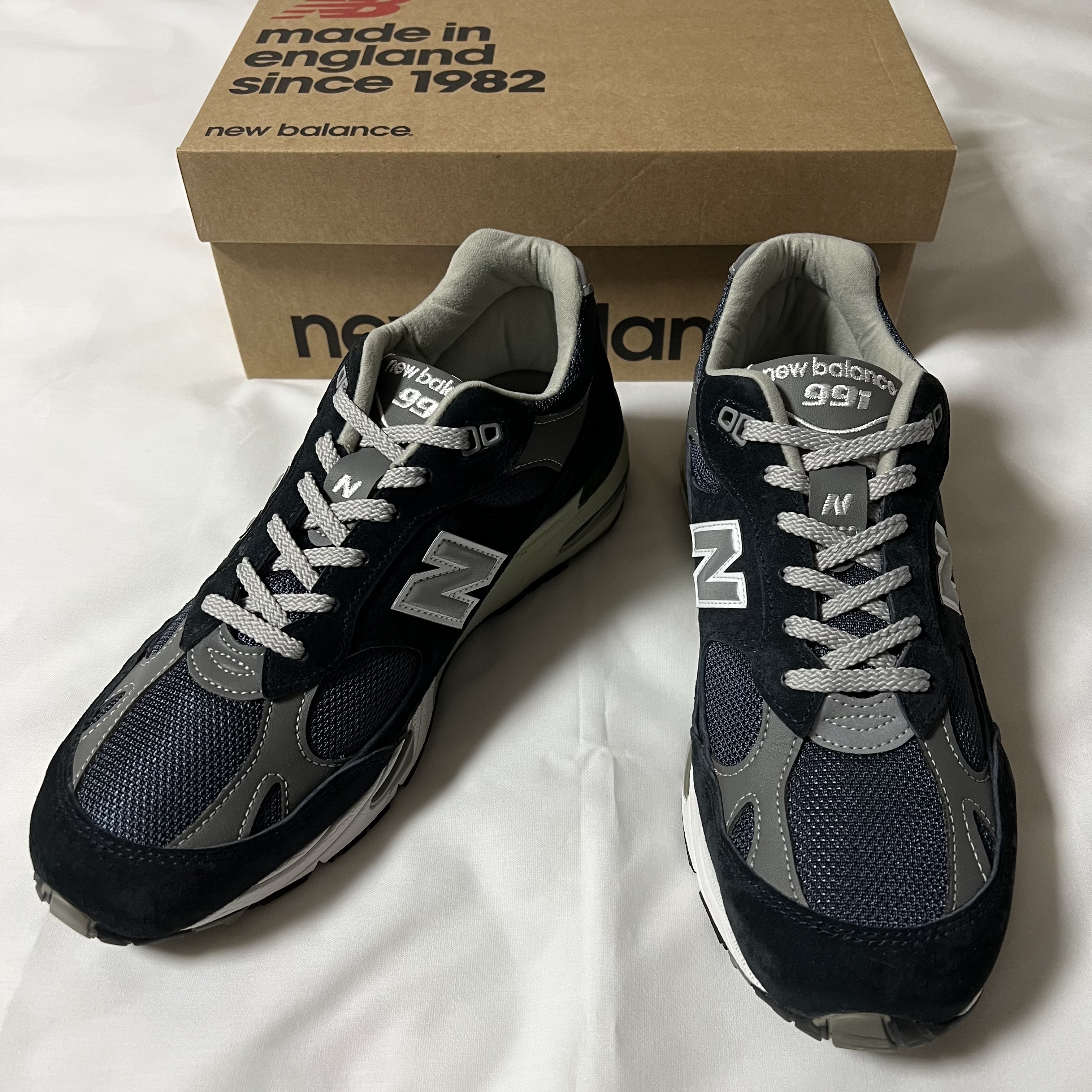 New Balance 991 Made in UK Navy 착용 스타일