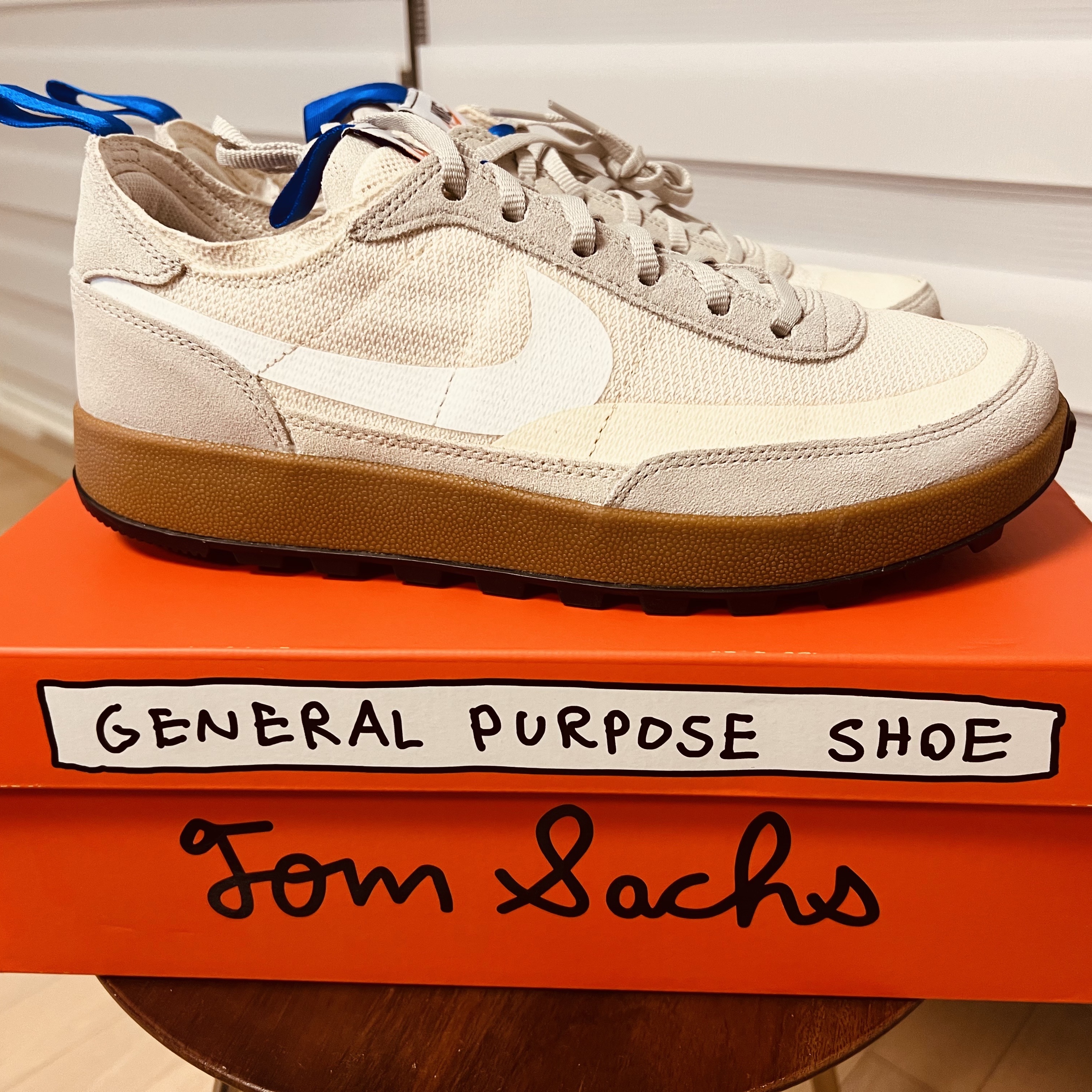 Nike x Tom Sachs General Purpose Shoe Light Cream 착용 스타일 - 1