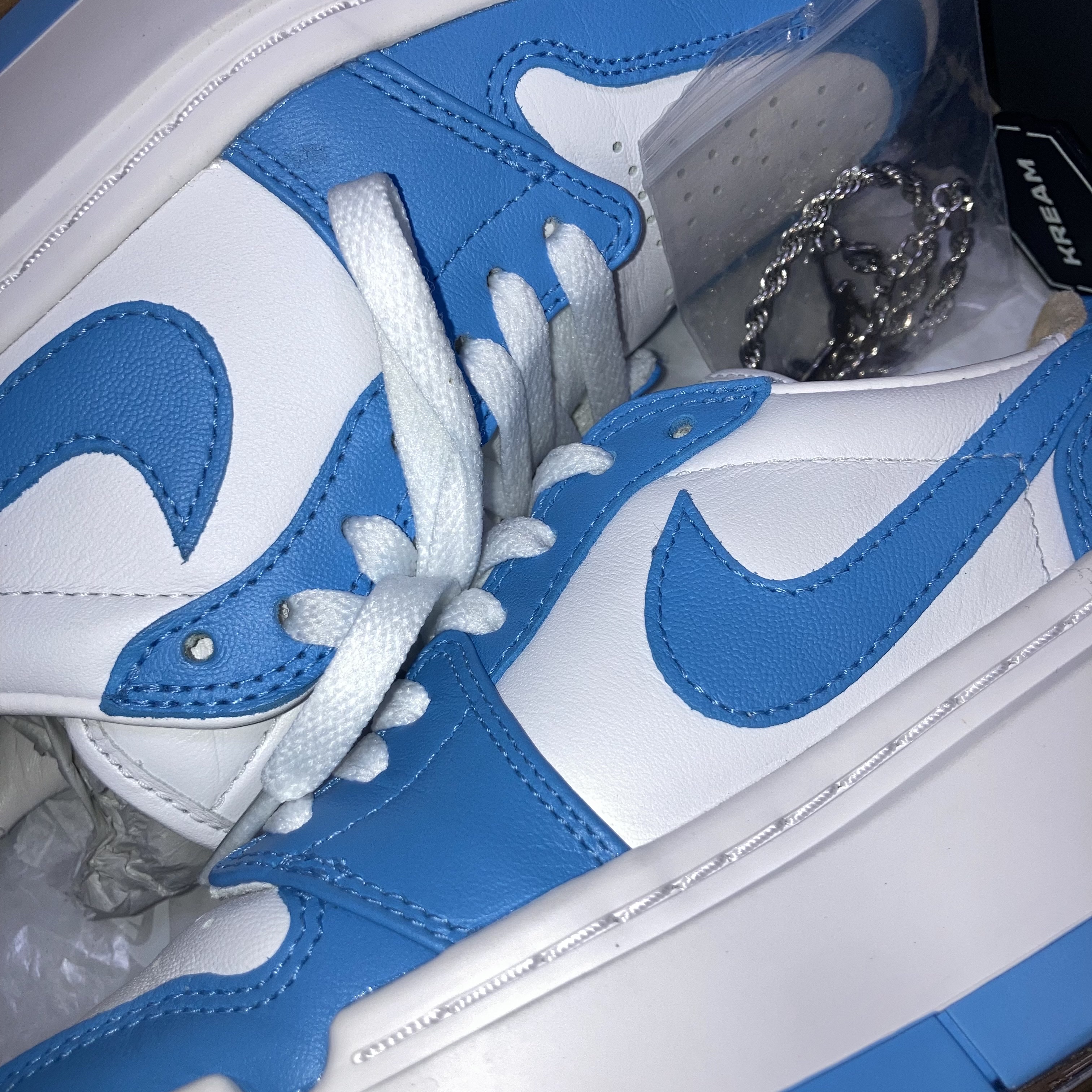 (W) Jordan 1 Elevate Low SE University Blue 착용 스타일