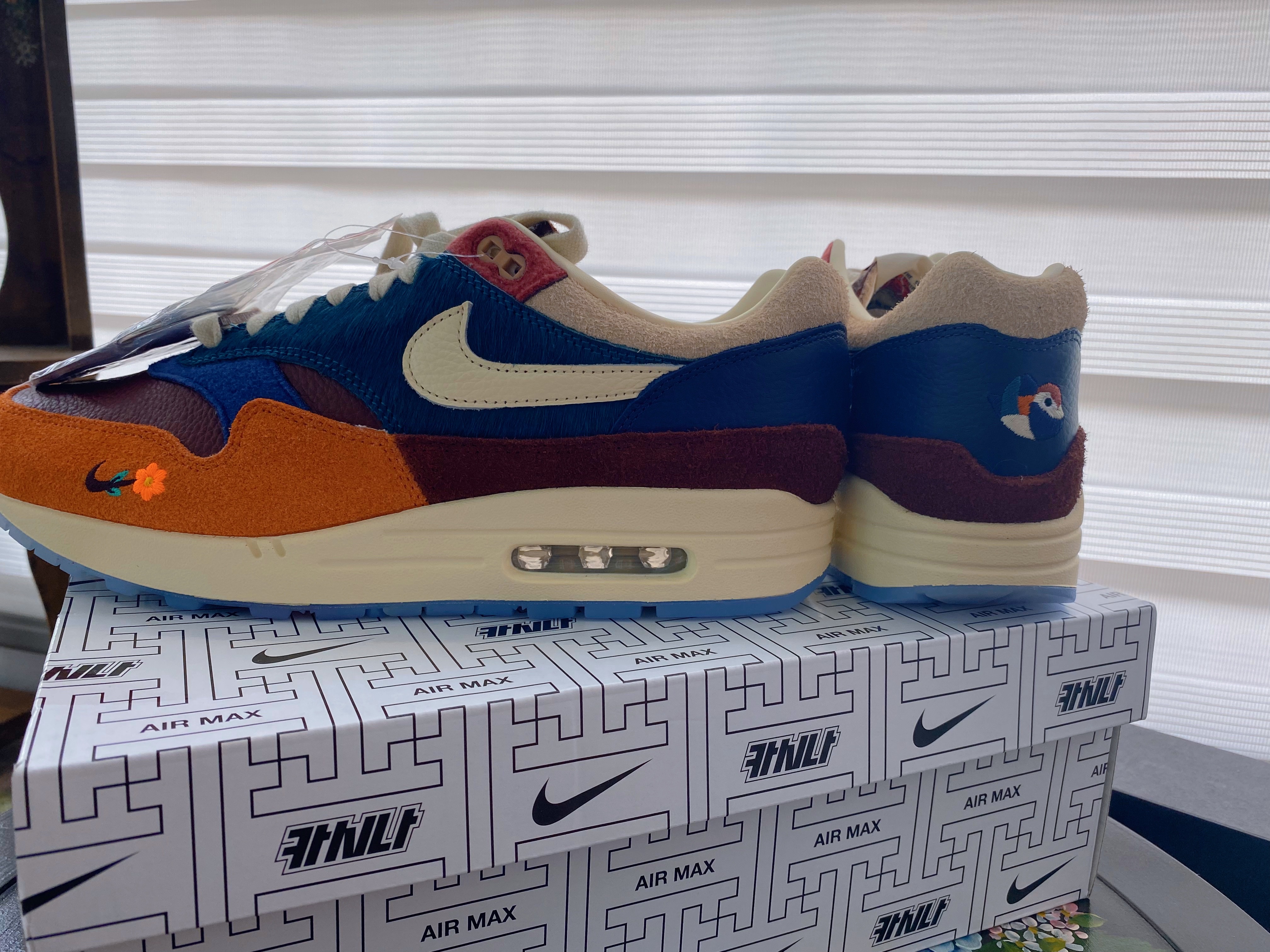 Nike x Kasina Air Max 1 SP Won-Ang Orange 착용 스타일 - 5