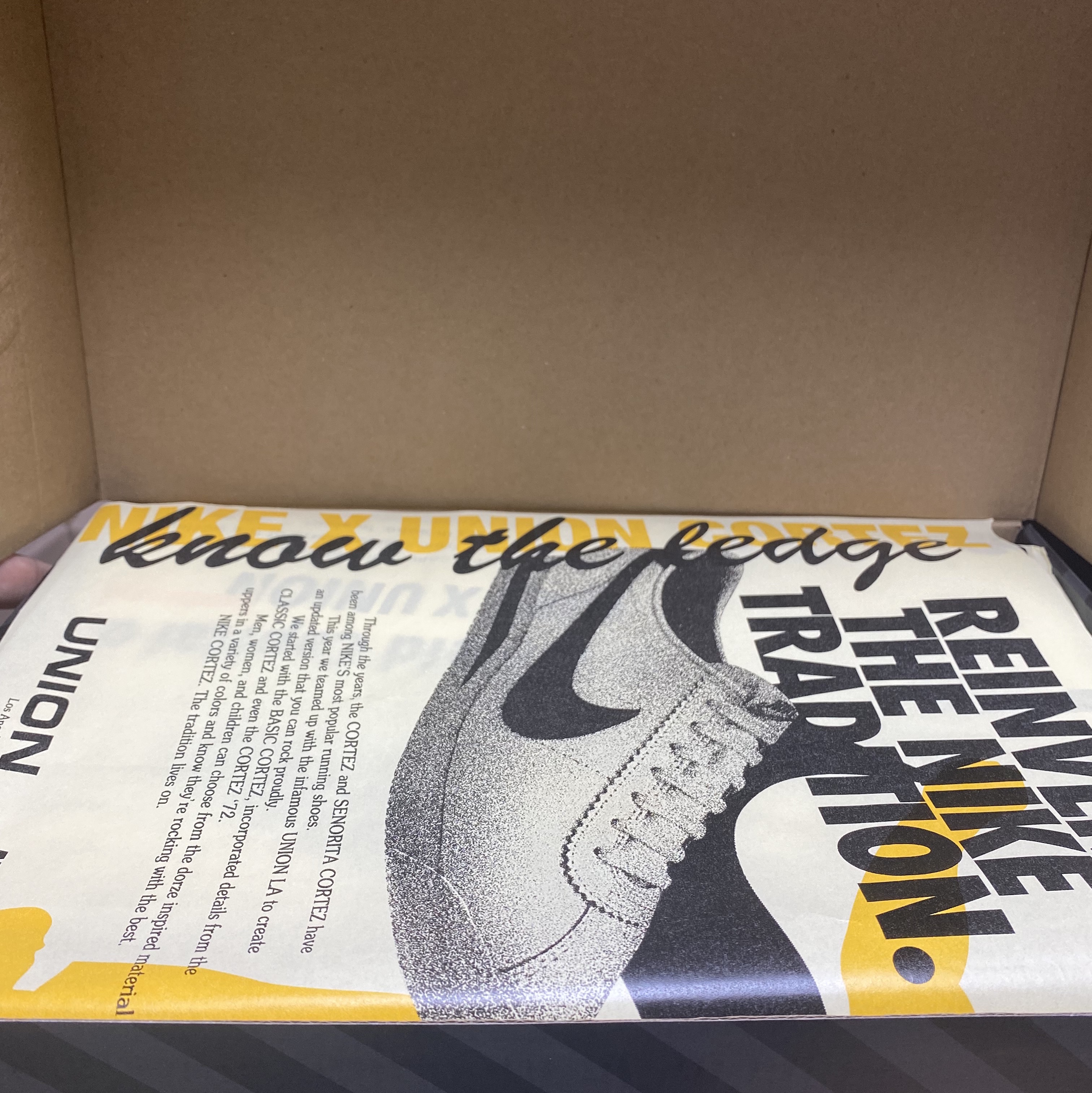 Nike x Union Cortez SP Sesame 착용 스타일 - 1