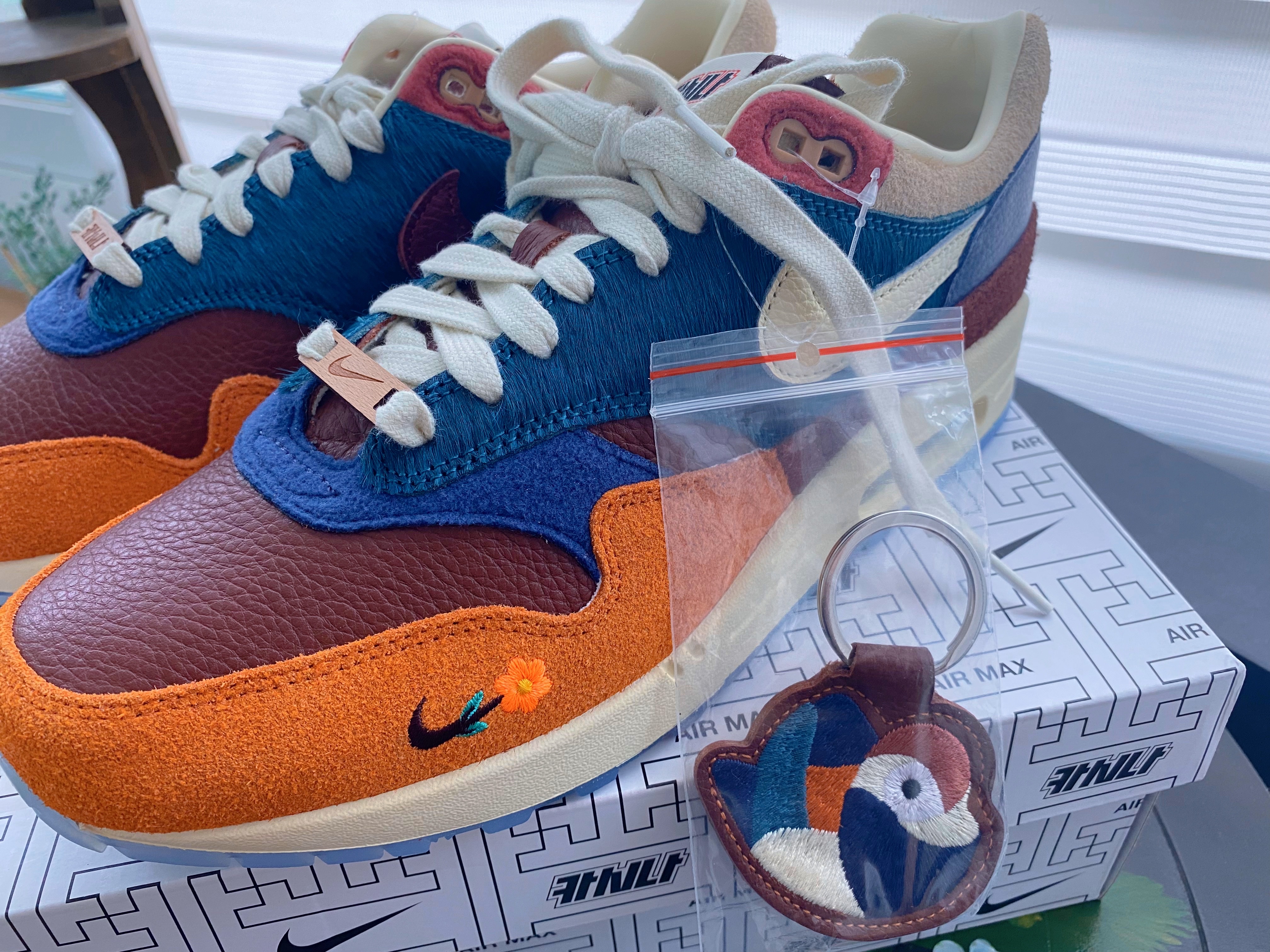 Nike x Kasina Air Max 1 SP Won-Ang Orange 착용 스타일 - 3