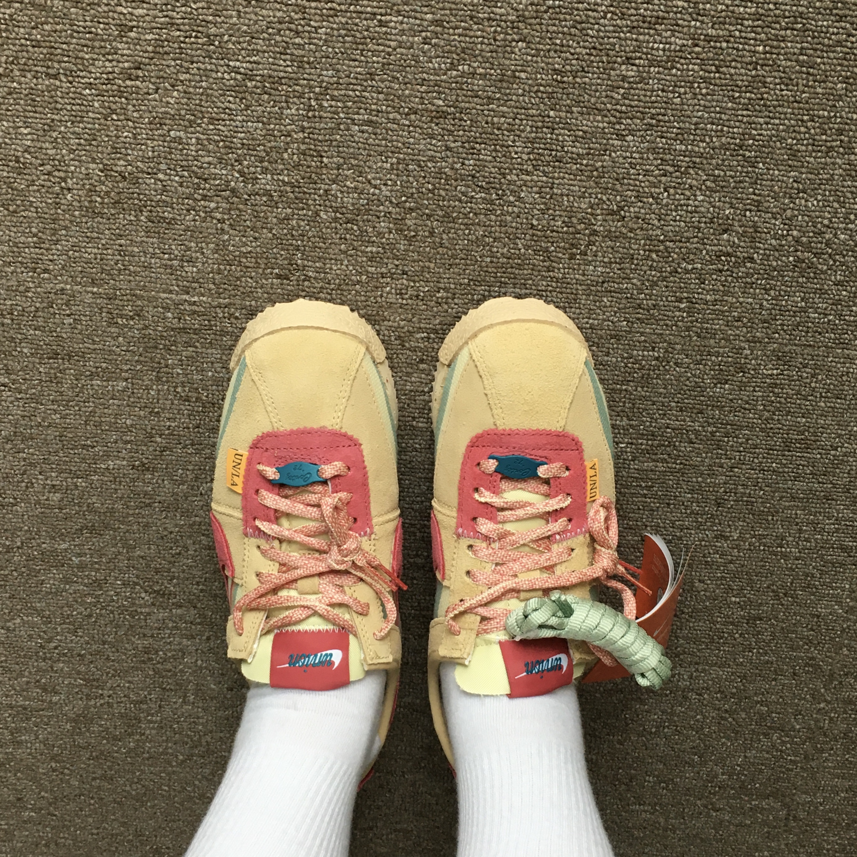 Nike x Union Cortez SP Sesame 착용 스타일 - 1
