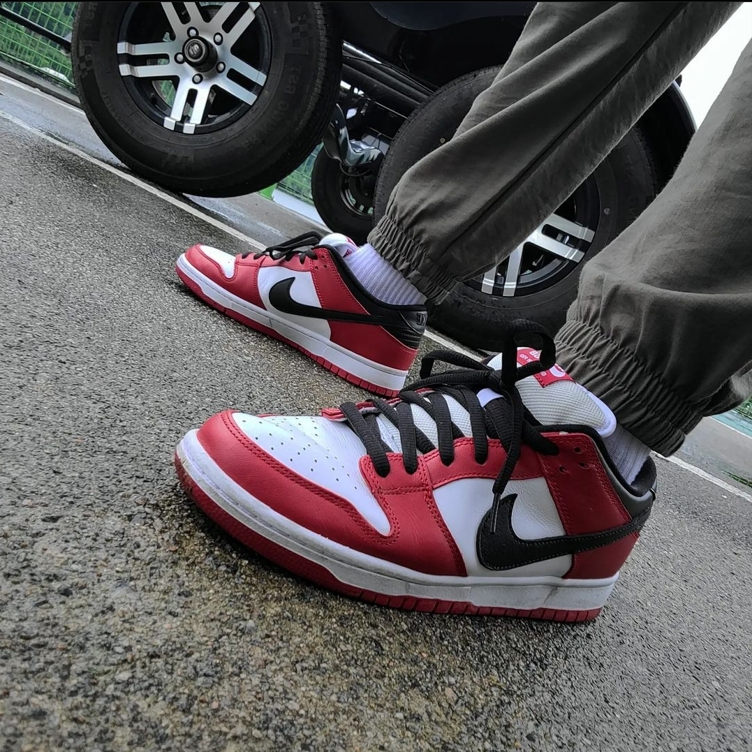 Nike SB Dunk Low Pro Chicago 착용 스타일