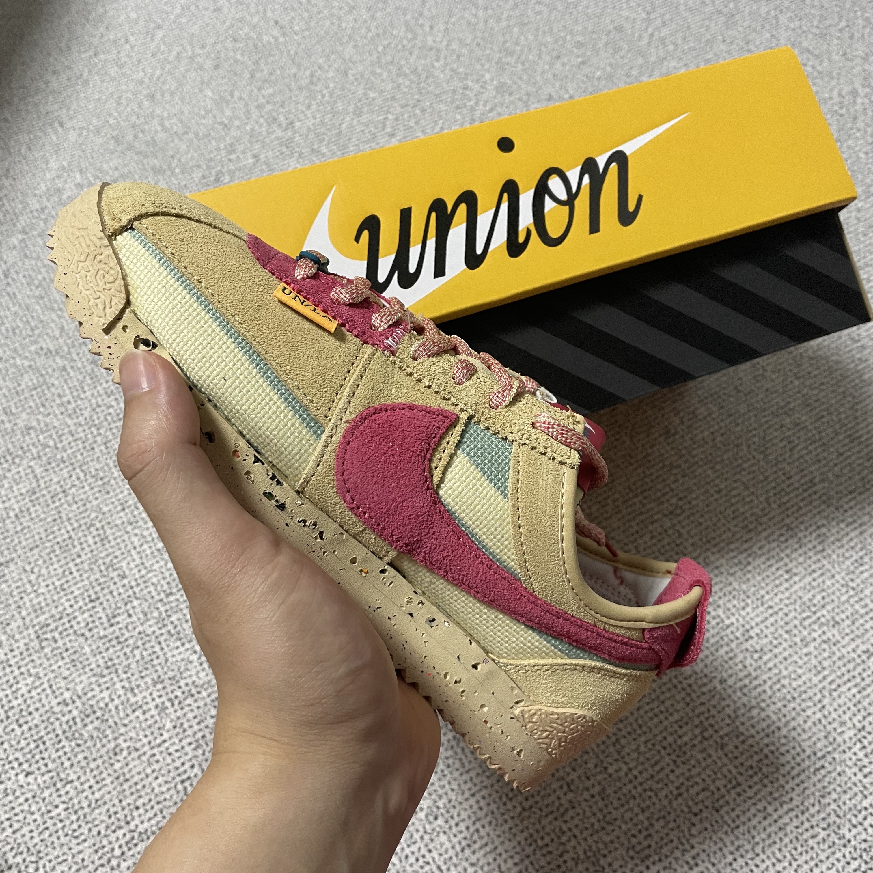 Nike x Union Cortez SP Sesame 착용 스타일