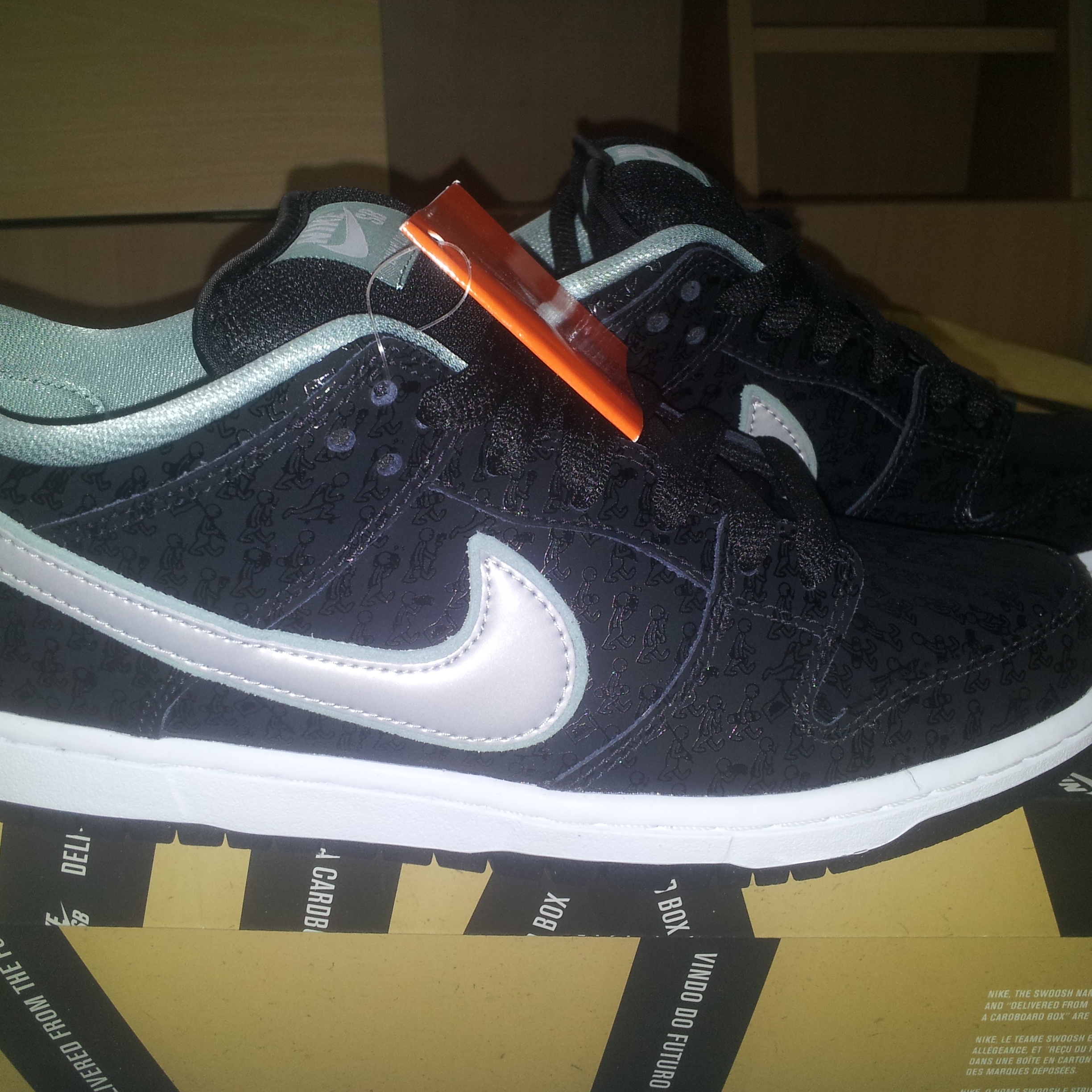 Nike x S.P.O.T. x Lance Mountain Dunk SB Low Black, Nike x S.P.O.T. x Lance Mountain Dunk SB Low Black (Special Box) 착용 스타일 - 4