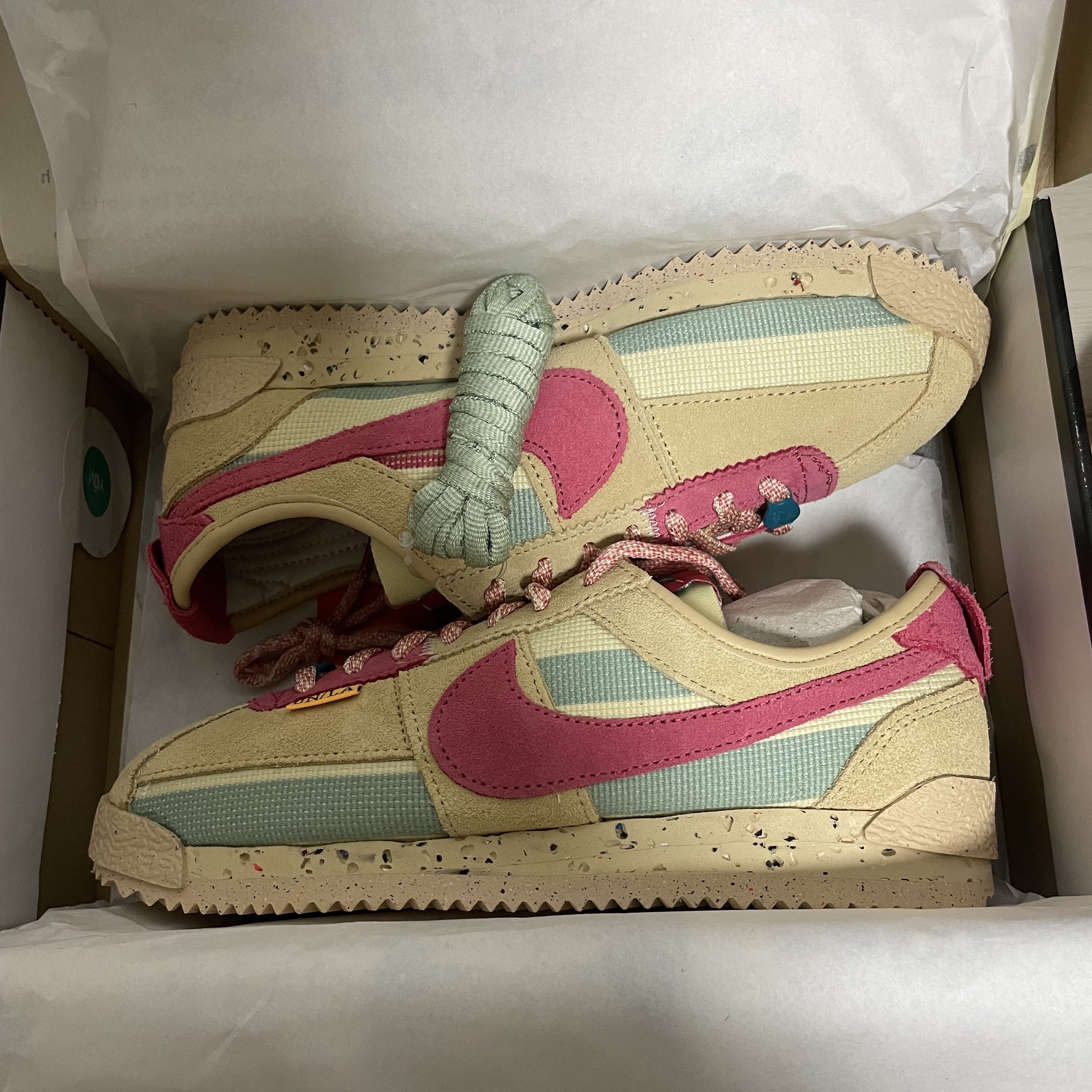 Nike x Union Cortez SP Sesame 착용 스타일 - 2