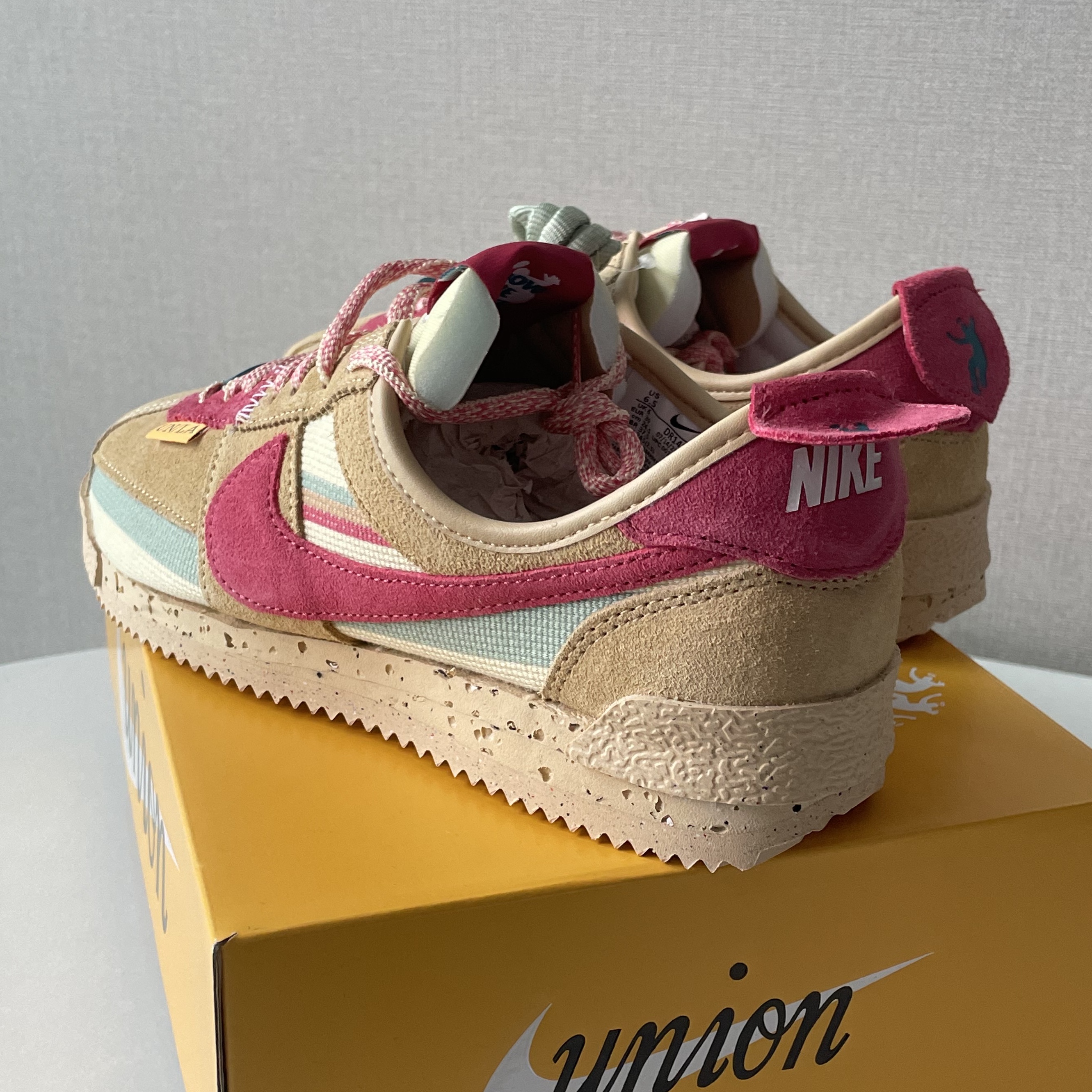Nike x Union Cortez SP Sesame 착용 스타일 - 2