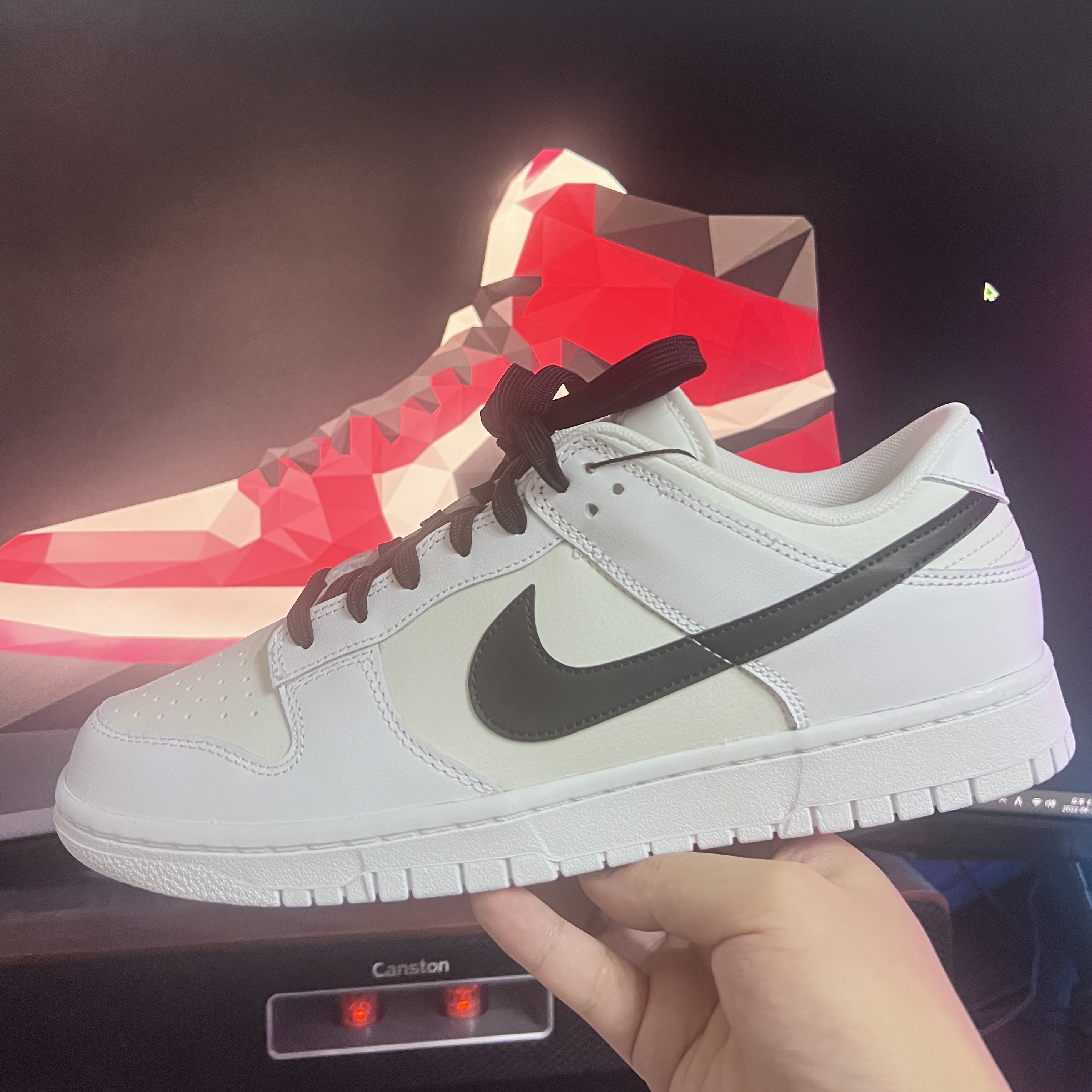 Nike Dunk Low Retro Summit White 착용 스타일 - 1