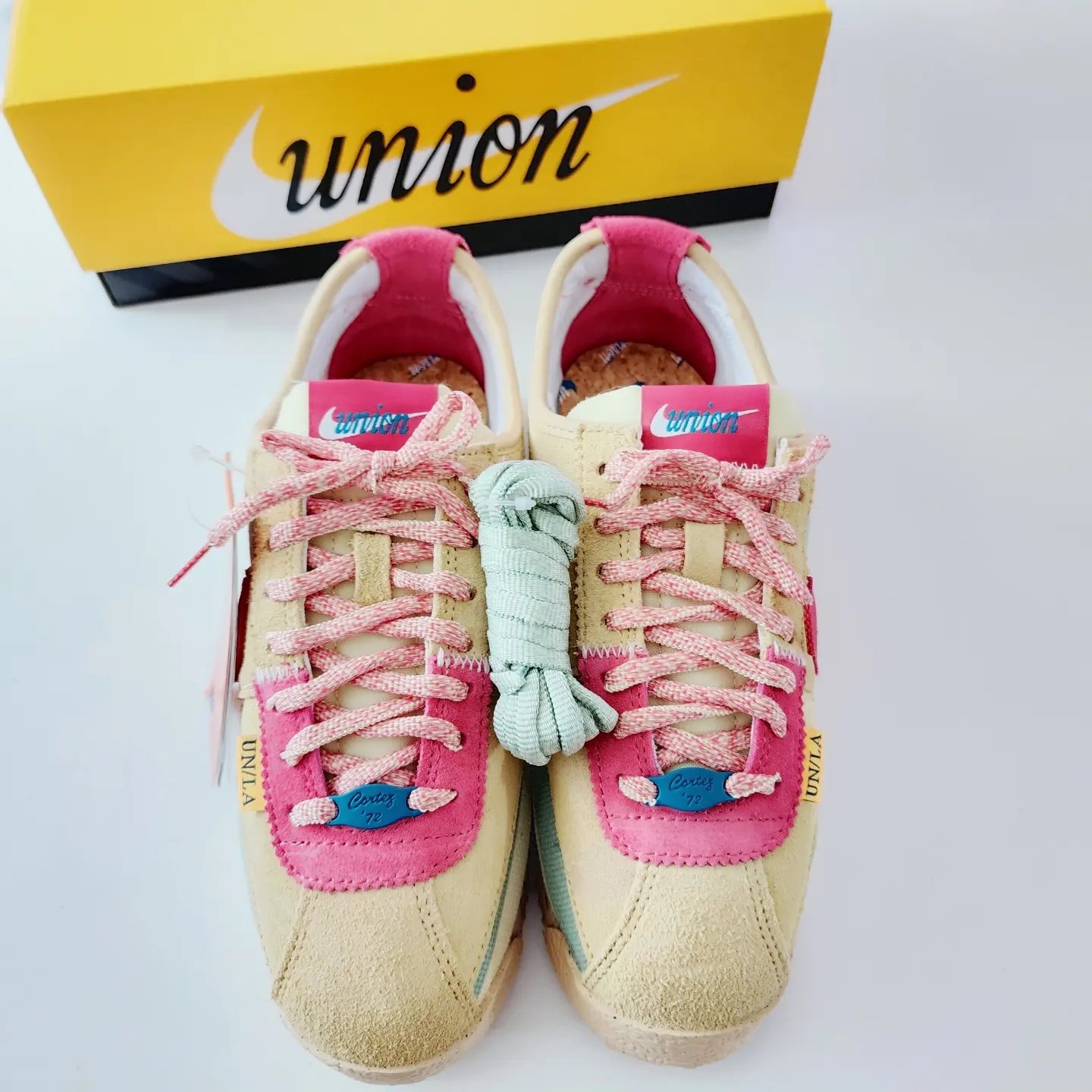 Nike x Union Cortez SP Sesame 착용 스타일 - 4