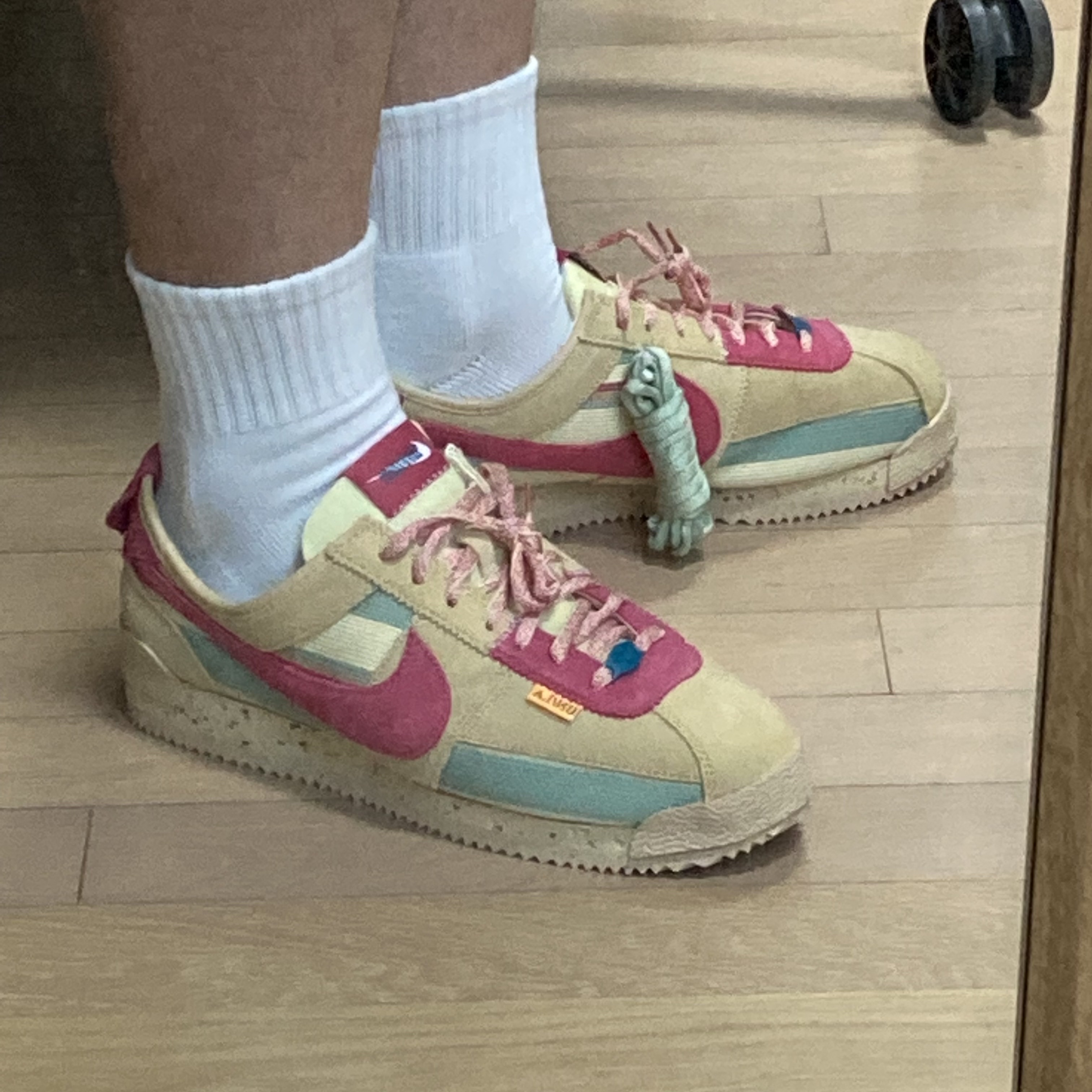 Nike x Union Cortez SP Sesame 착용 스타일 - 4