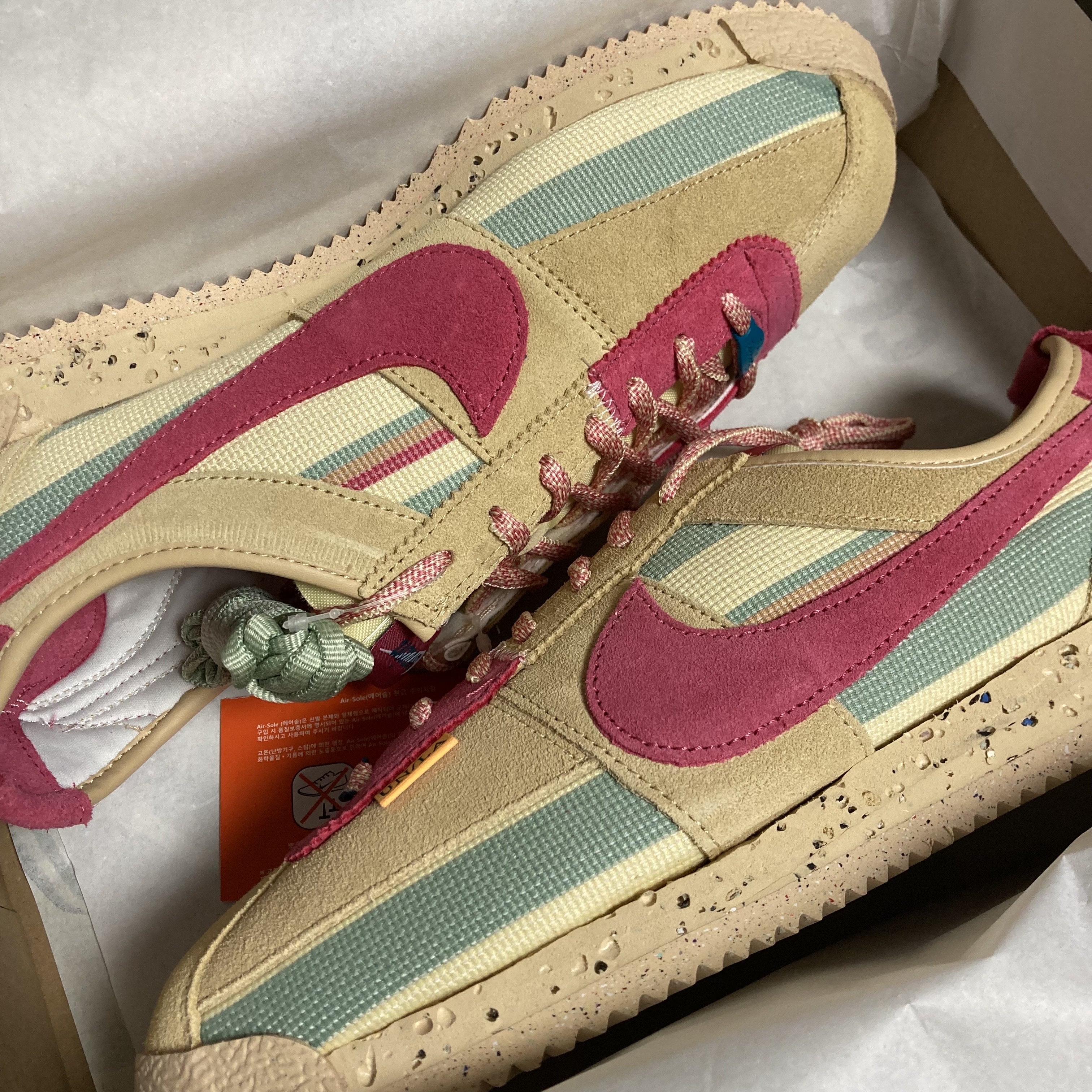 Nike x Union Cortez SP Sesame 착용 스타일 - 5