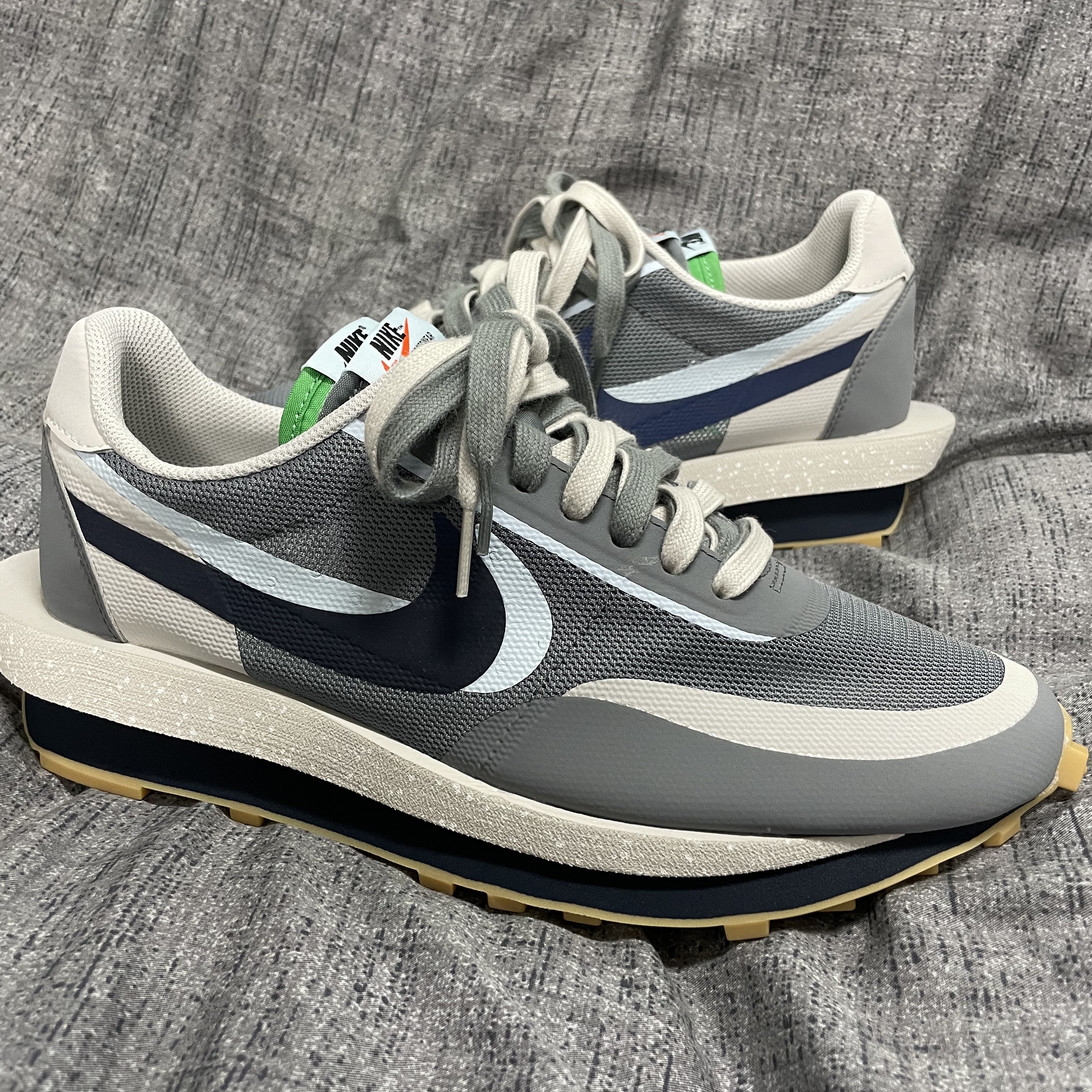 Nike x Sacai x Clot LDWaffle Cool Grey 착용 스타일