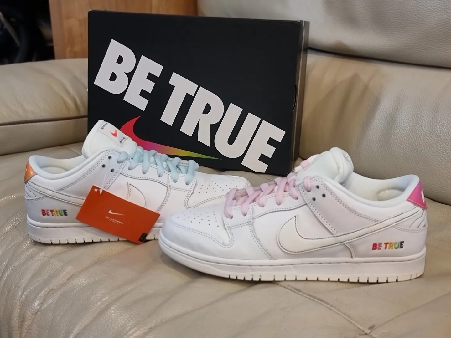 Nike SB Dunk Low Pro Be True 착용 스타일 - 1