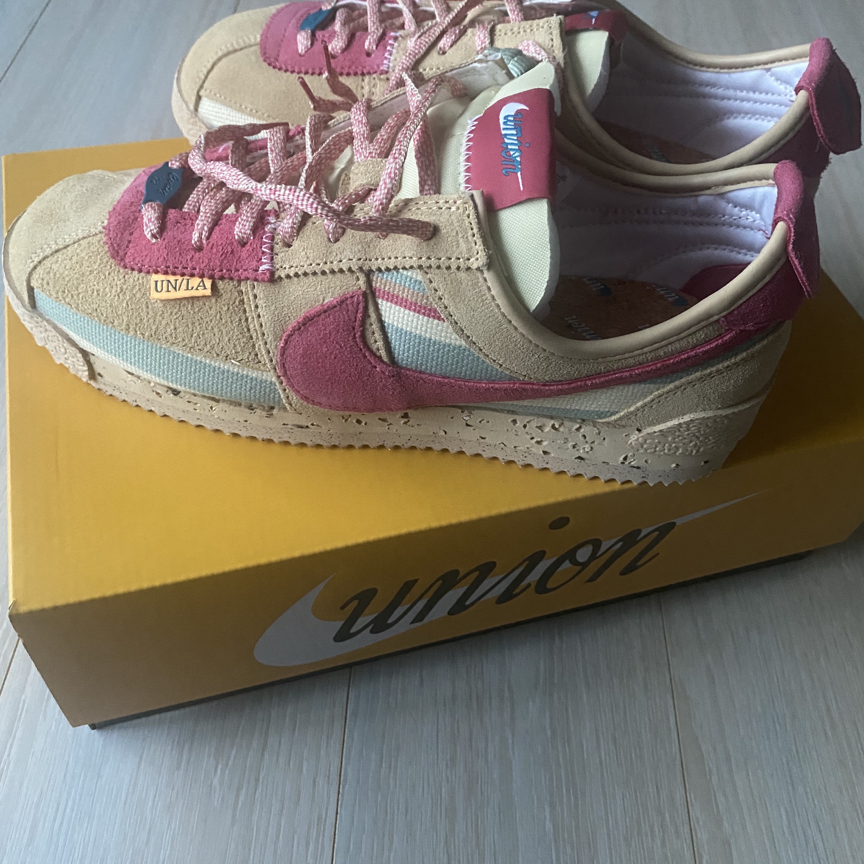 Nike x Union Cortez SP Sesame 착용 스타일 - 2