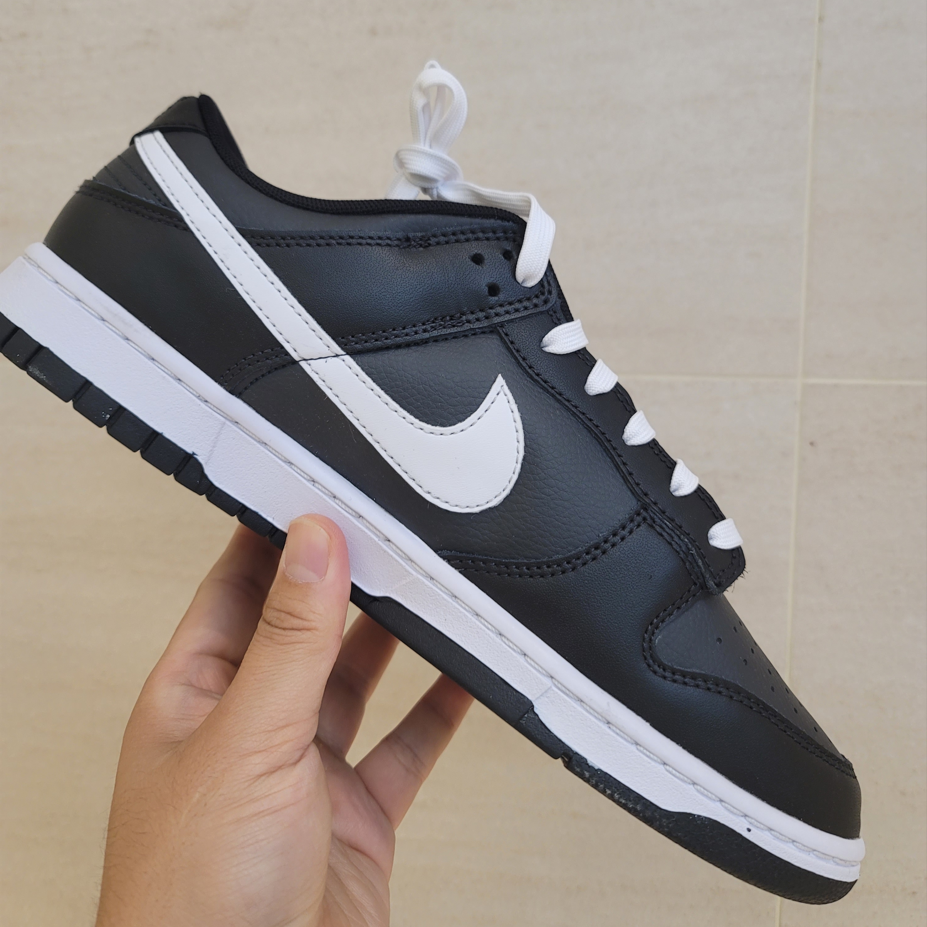 Nike Dunk Low Retro Black White 착용 스타일
