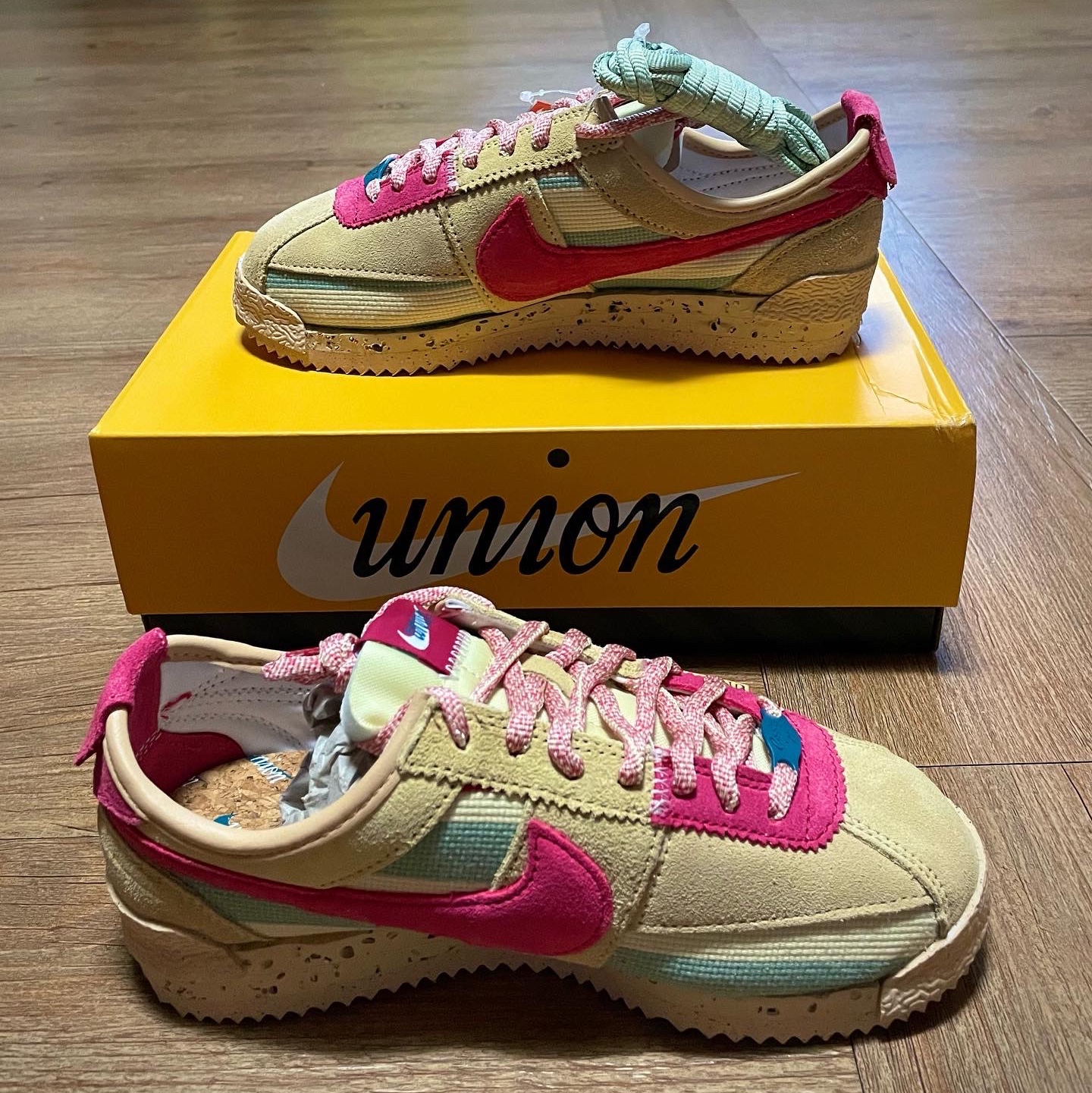 Nike x Union Cortez SP Sesame 착용 스타일 - 3
