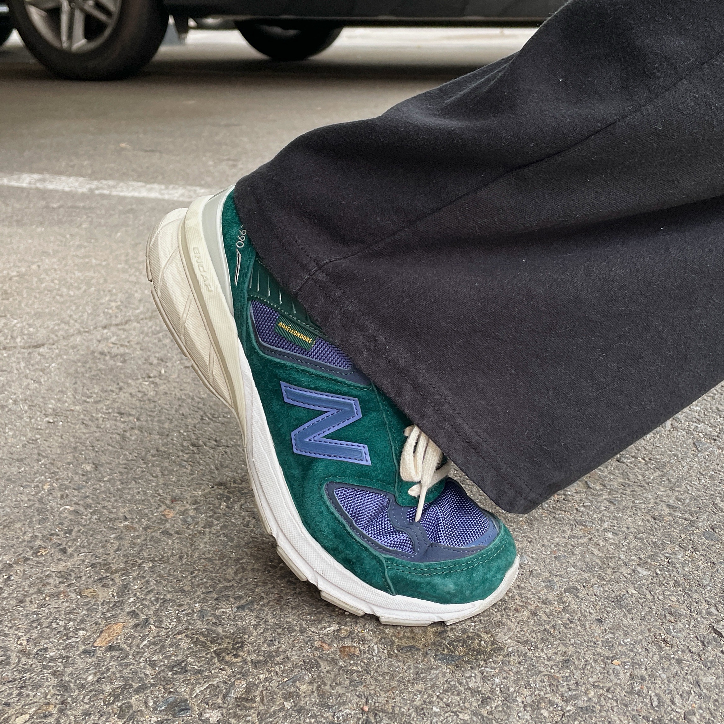 New Balance x Aime Leon Dore 990v5 Made in USA 착용 스타일