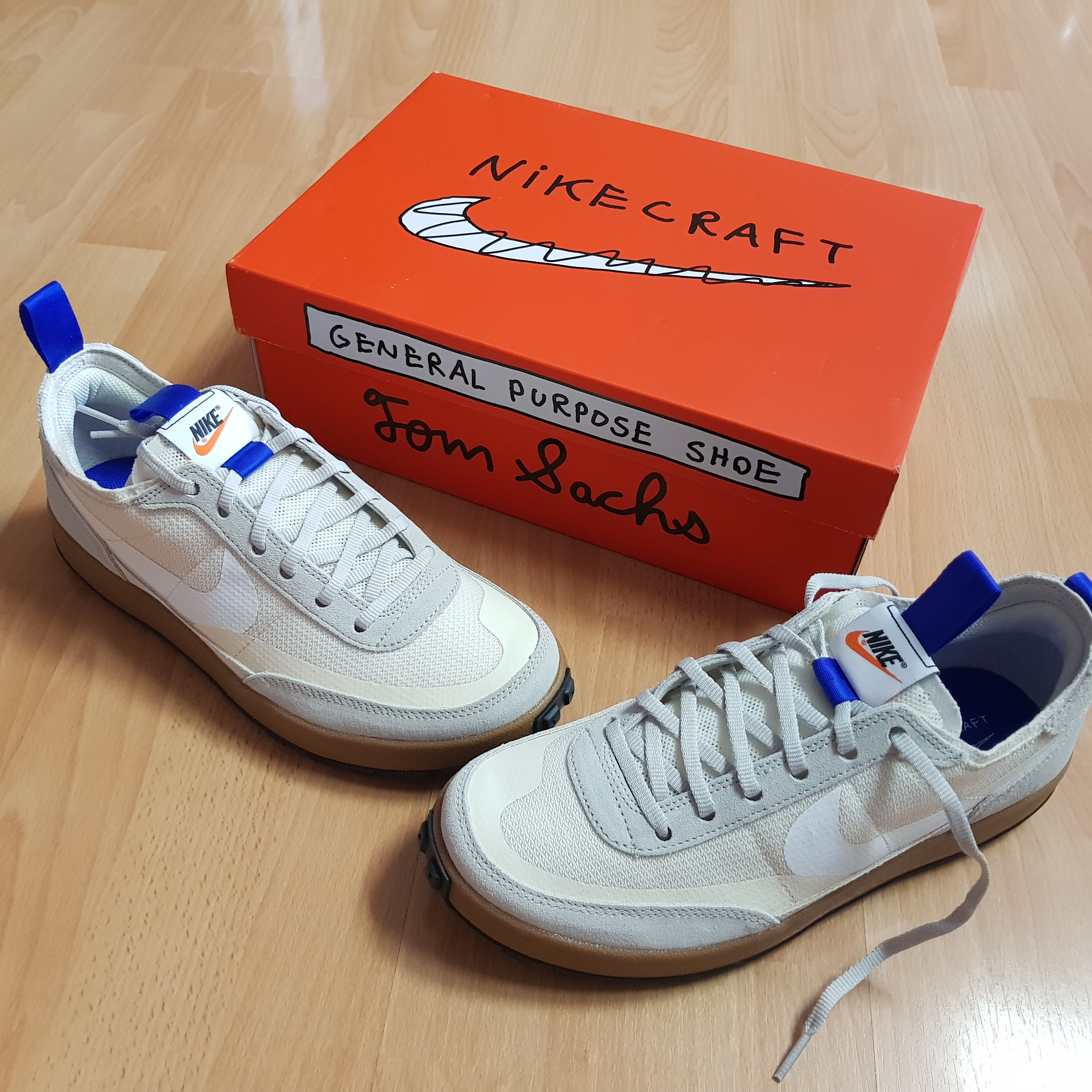 Nike x Tom Sachs General Purpose Shoe Light Cream 착용 스타일 - 1