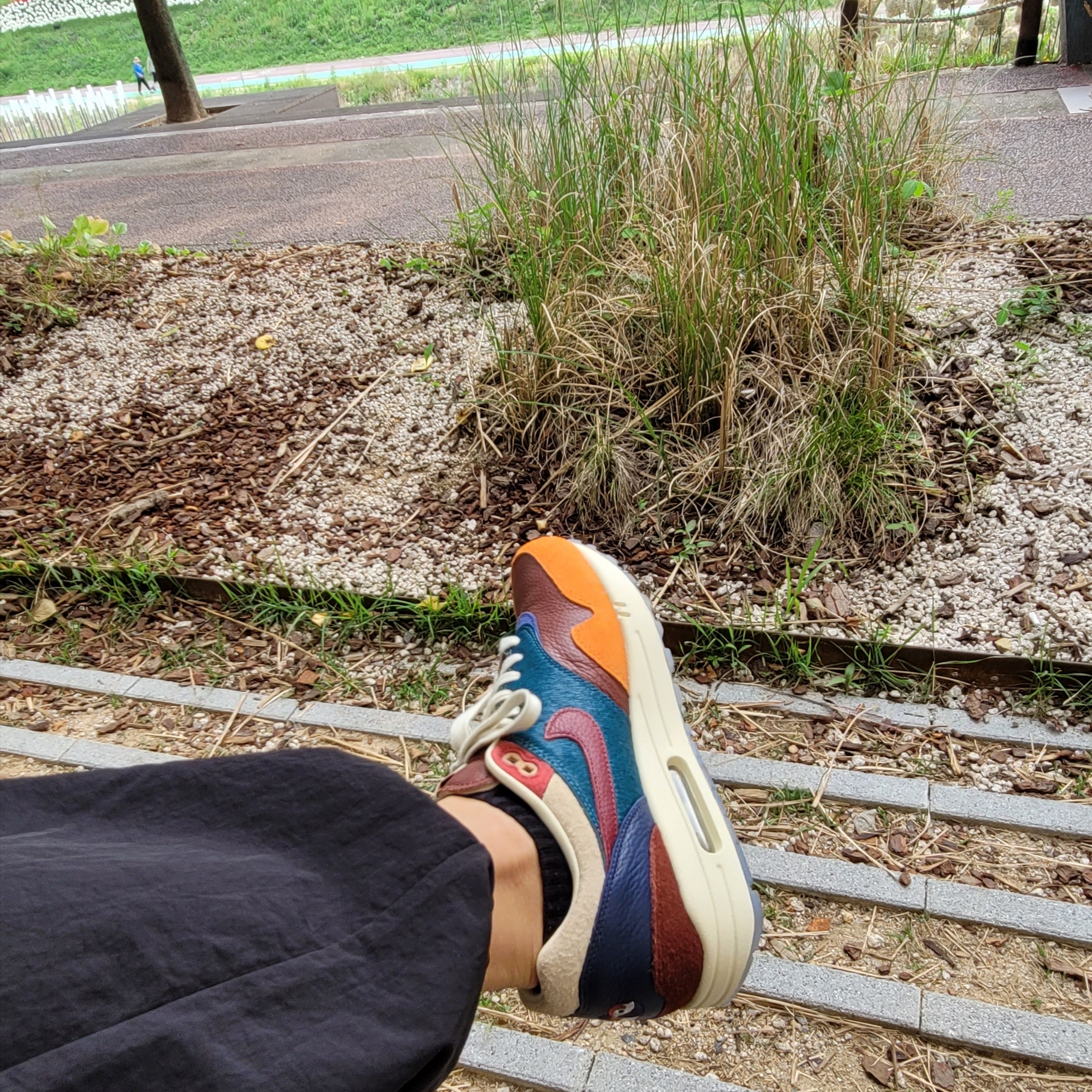 Nike x Kasina Air Max 1 SP Won-Ang Orange 착용 스타일 - 3