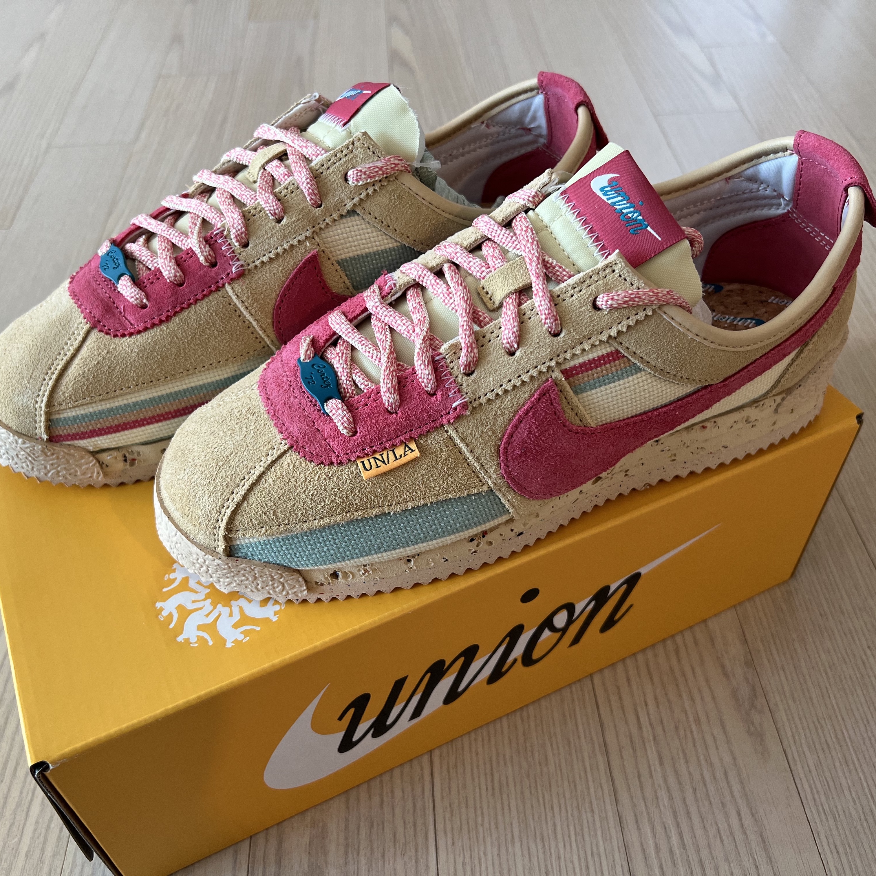 Nike x Union Cortez SP Sesame 착용 스타일 - 3