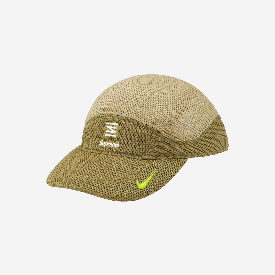 Supreme x Nike Shox Running Hat Olive - 22SS 상세 이미지 1