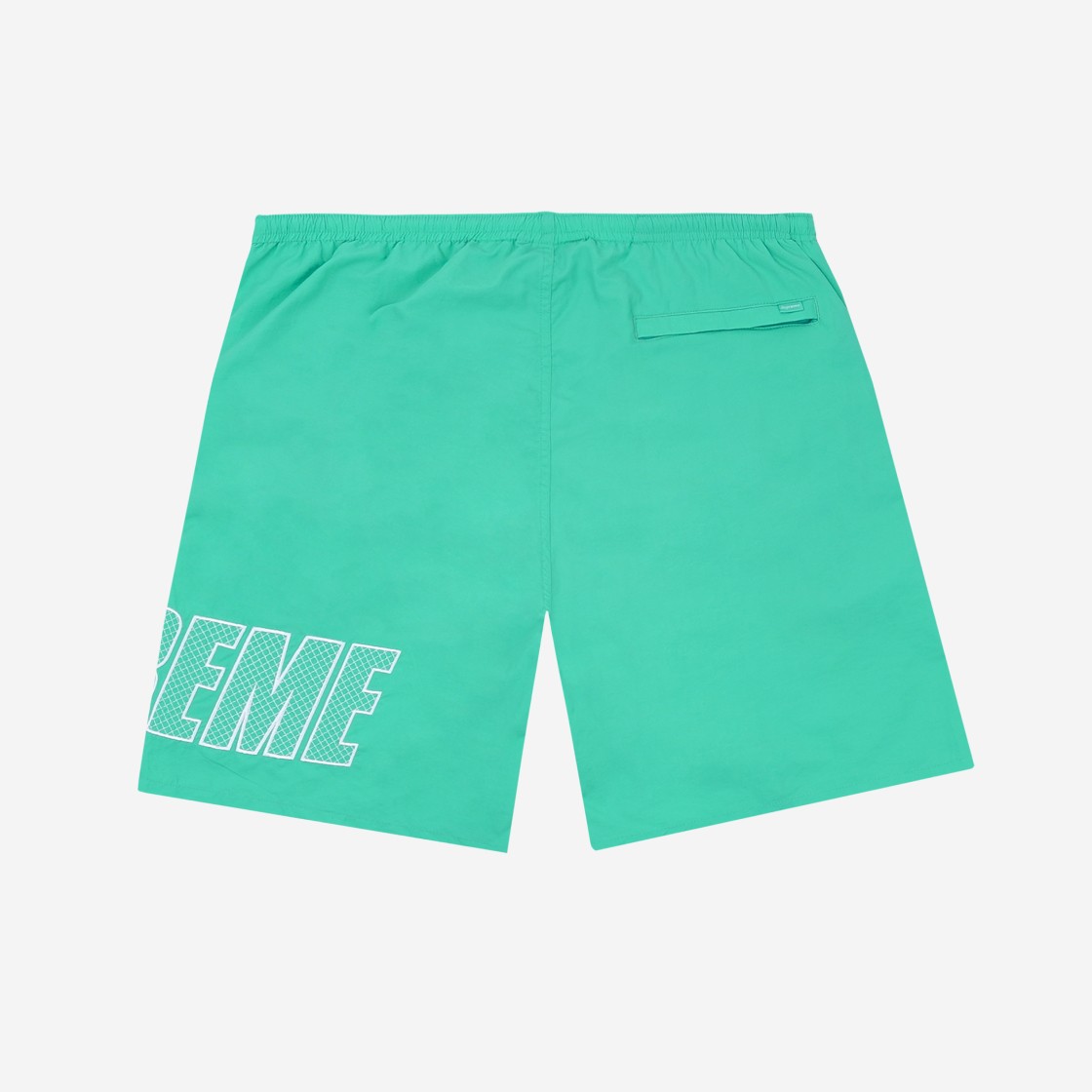 Supreme Logo Applique Water Shorts Mint - 19SS 상세 이미지 2