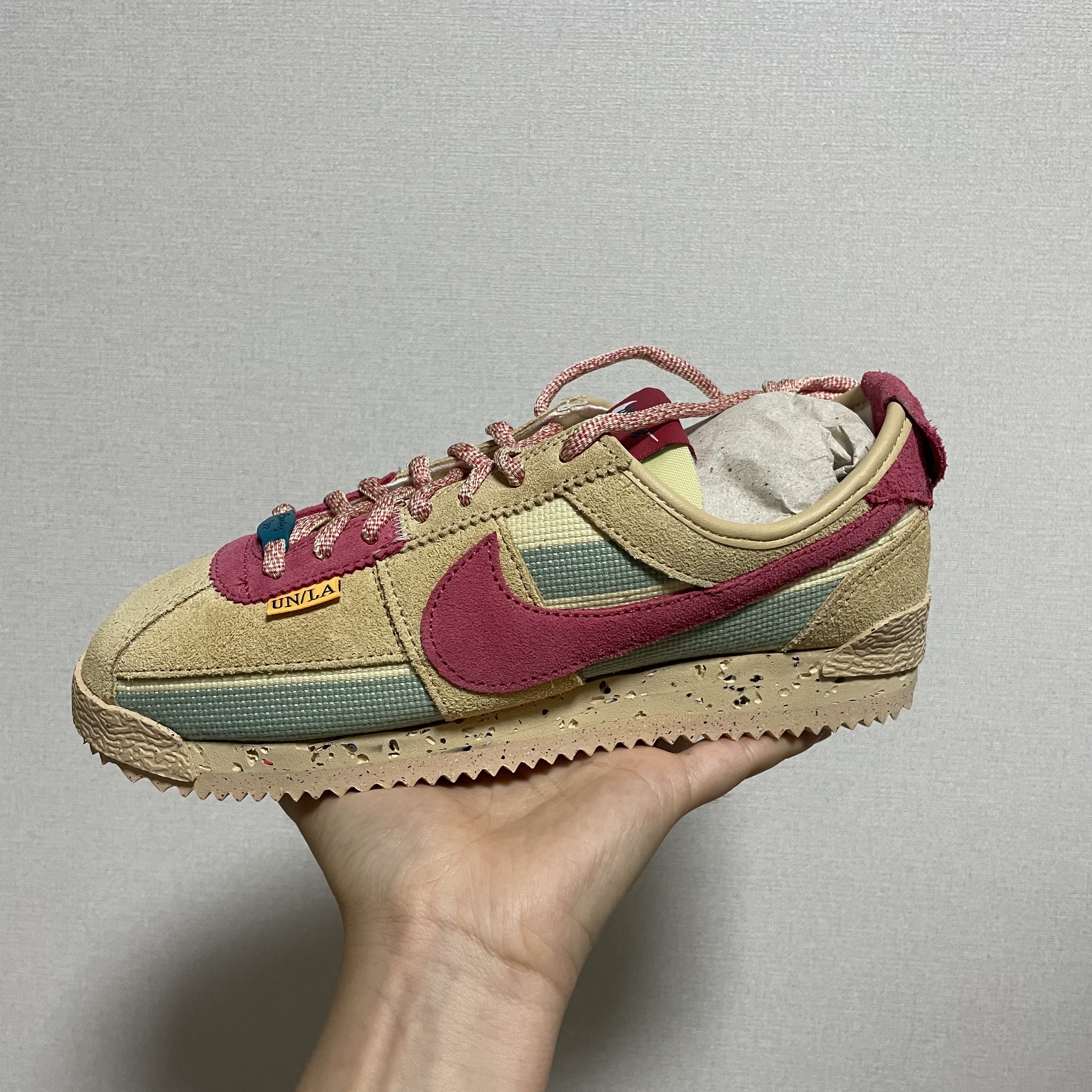Nike x Union Cortez SP Sesame 착용 스타일 - 3